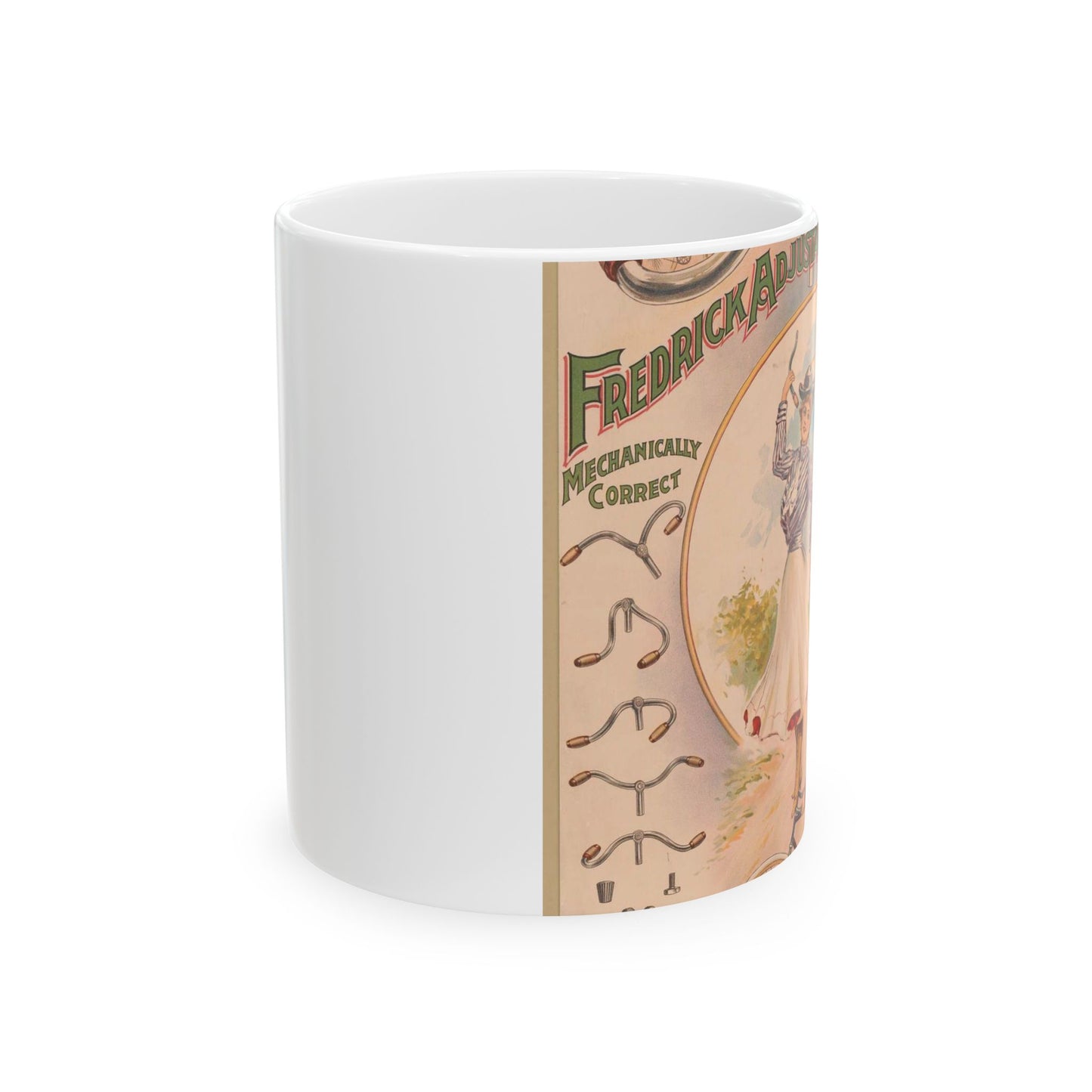 Frederick adjustable handle bars, mechanically correct, beauty and strength LCCN2003688779 Beautiful Novelty Ceramic Coffee Mug 11oz