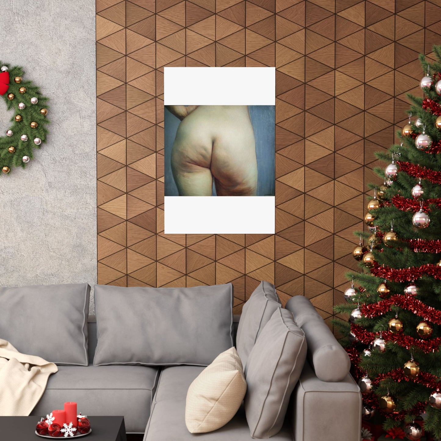 Étude de fesses - Public domain painting High Quality Matte Wall Art Poster for Home, Office, Classroom