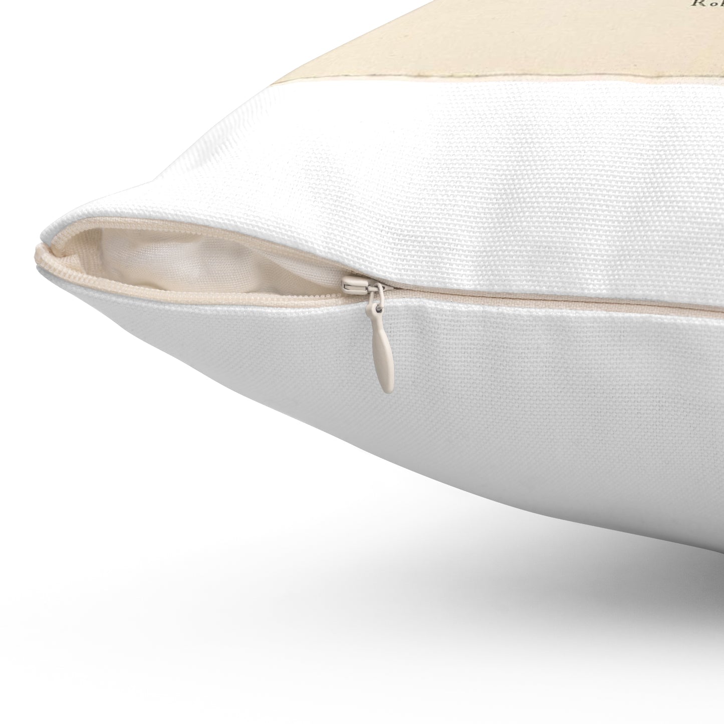 Gazette du Bon Ton, 1914 - No. 1, Pl. I: L'Encens, Le Cinname et la Myrrhe / Robes du soir. Decorative Accent Square Pillow
