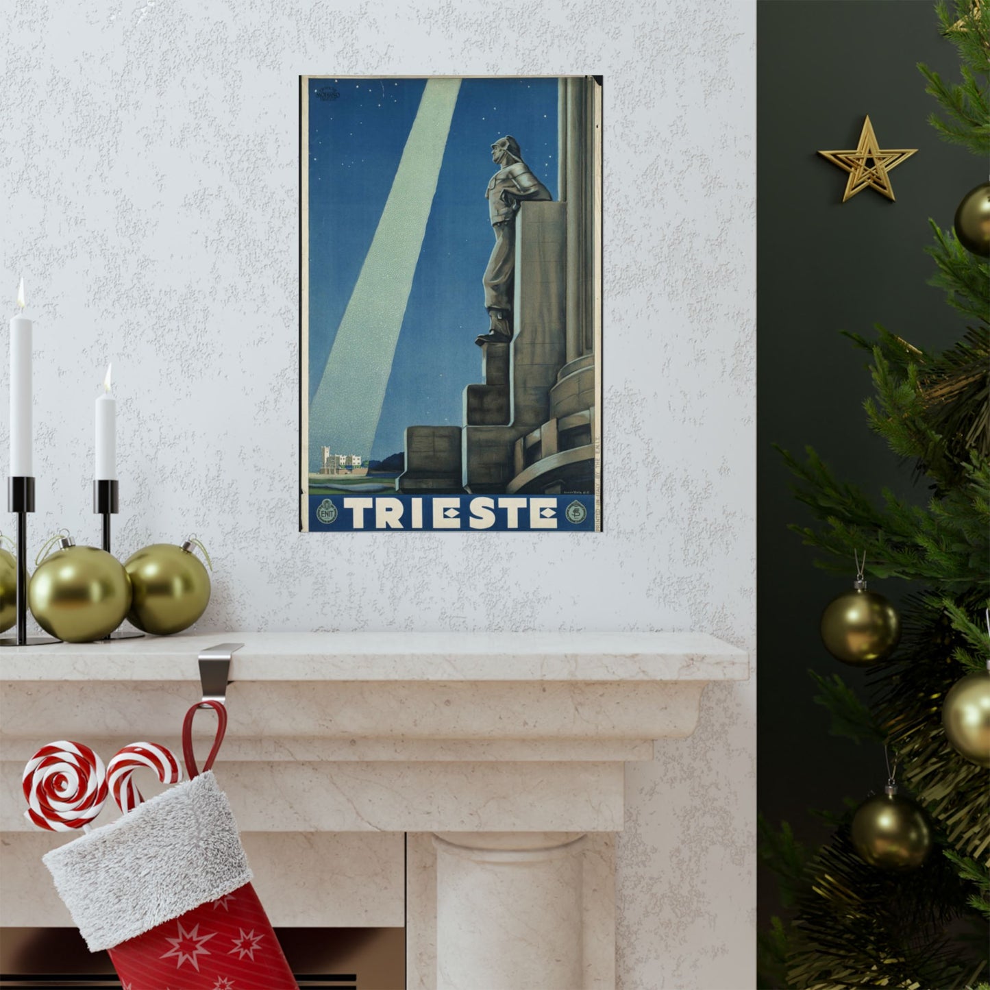 Trieste. Vintage Travel Posters, 1920s-1930s High Quality Matte Wall Art Poster for Home, Office, Classroom
