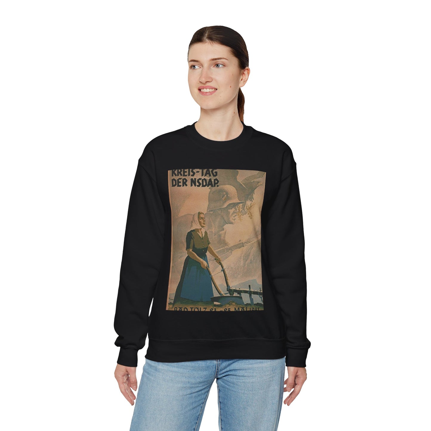 Kreis-Tag der NSDAP - Bad Tölz, 23.- 25. Mai 1941 Black Heavy Blend Adult Crew Neck SweatShirt