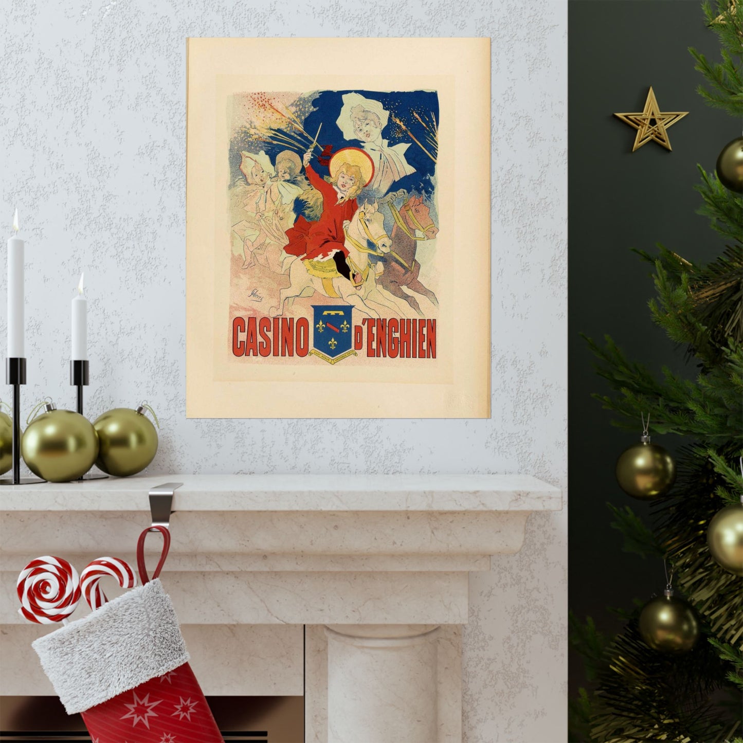 Maîtres de l'affiche V 3 - Pl 129 - Jules Chéret High Quality Matte Wall Art Poster for Home, Office, Classroom