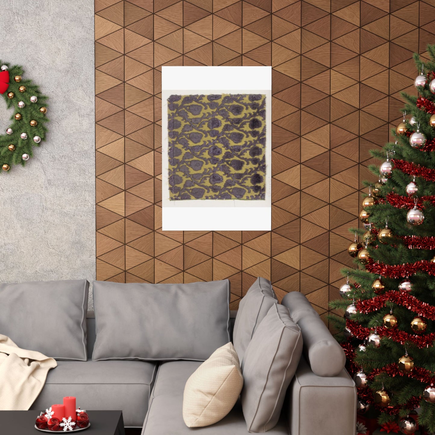 Fragment, 15th century - Public domain dedication museum photo High Quality Matte Wall Art Poster for Home, Office, Classroom