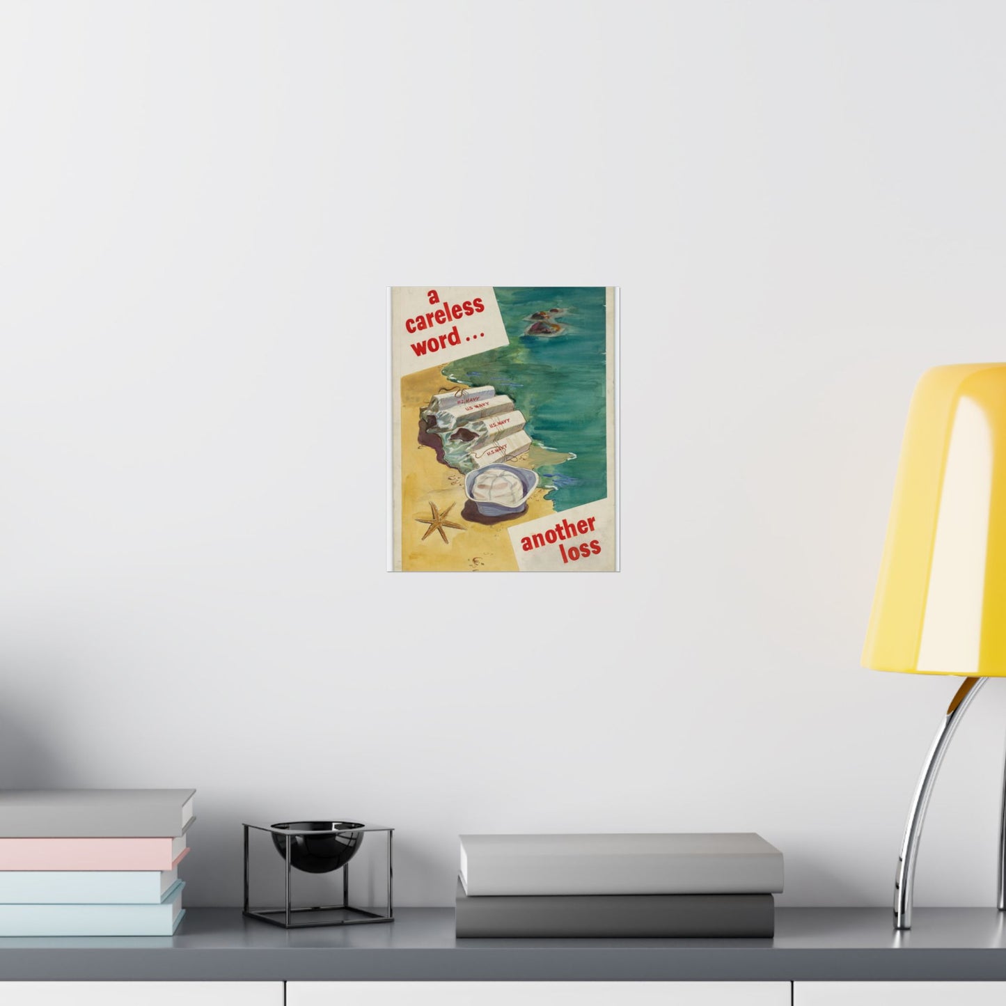 A Careless Word... Another Loss High Quality Matte Wall Art Poster for Home, Office, Classroom