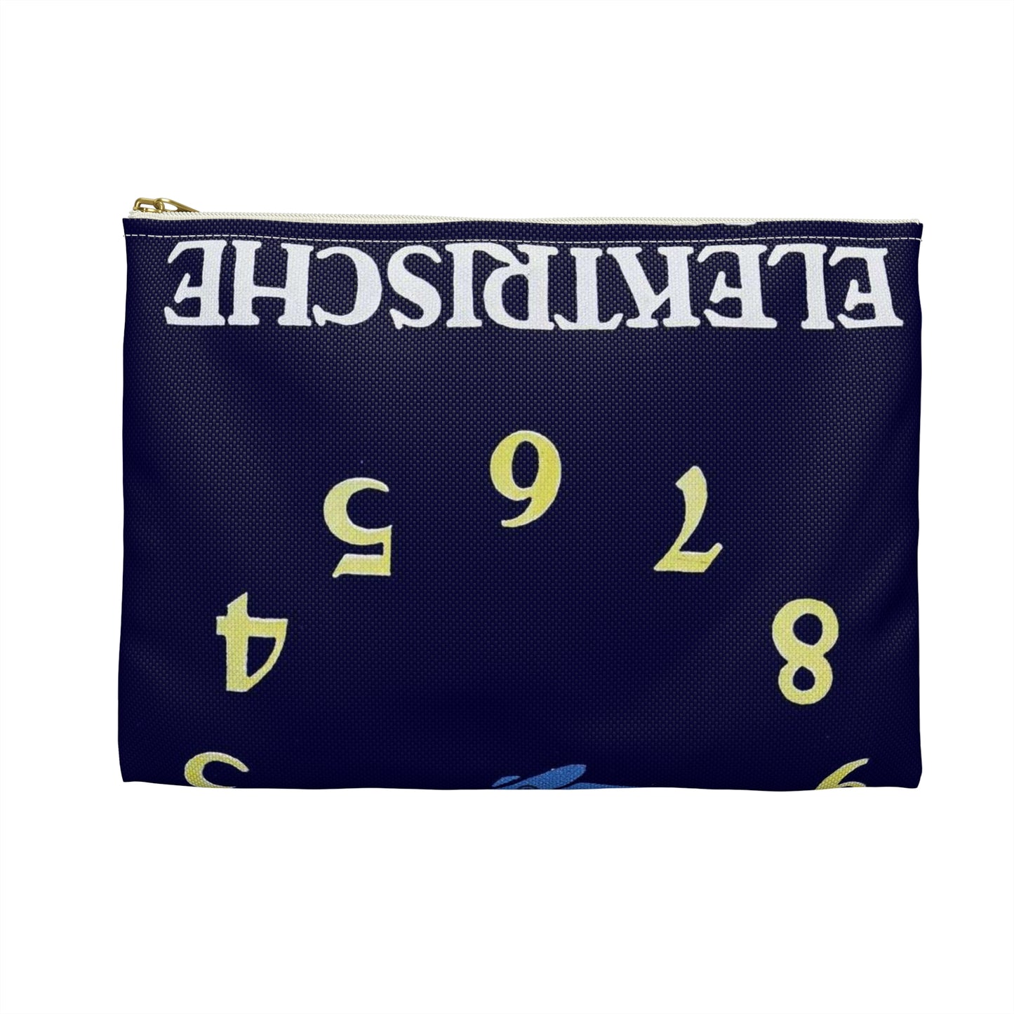 Advertisement Poster: 118aeg - Art Deco public domain image Large Organizer Pouch with Black Zipper