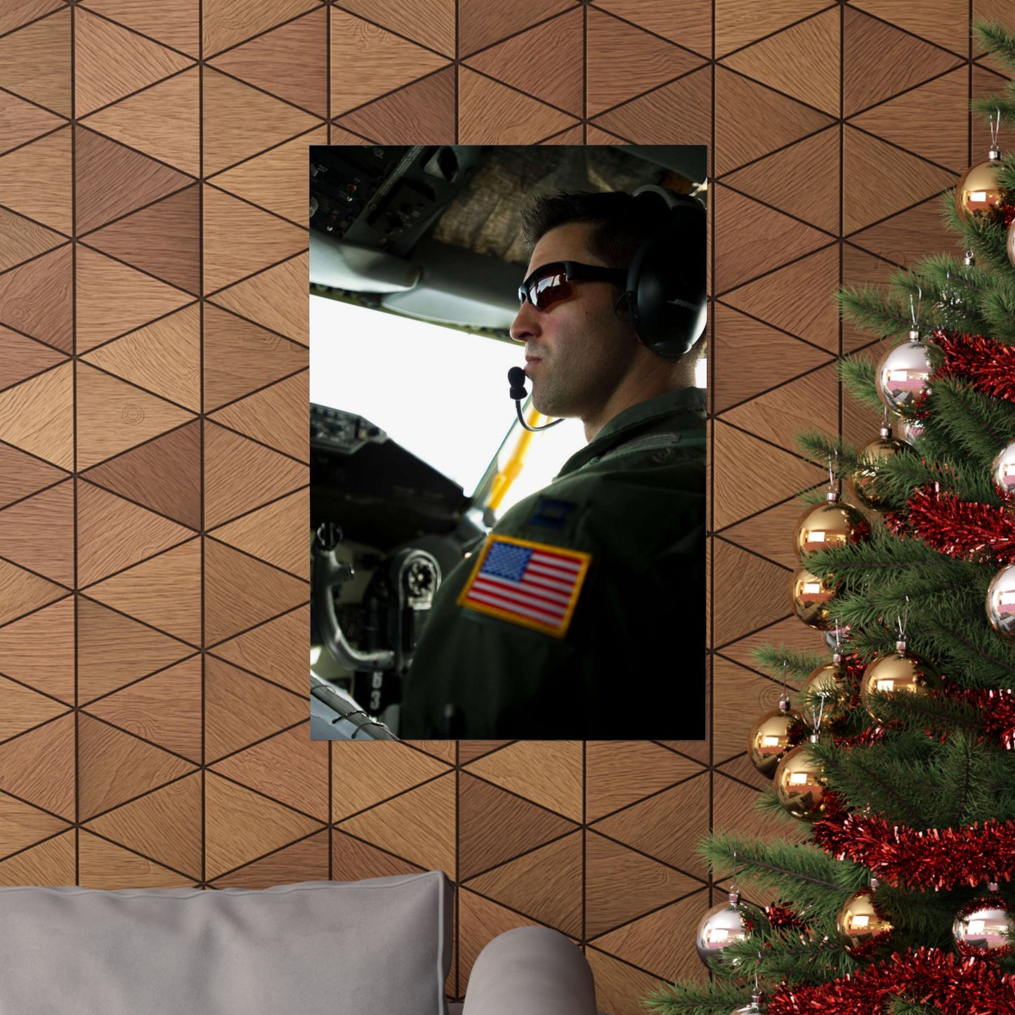 Capt. Michael Bermensolo, a pilot from the 151st Air High Quality Matte Wall Art Poster for Home, Office, Classroom