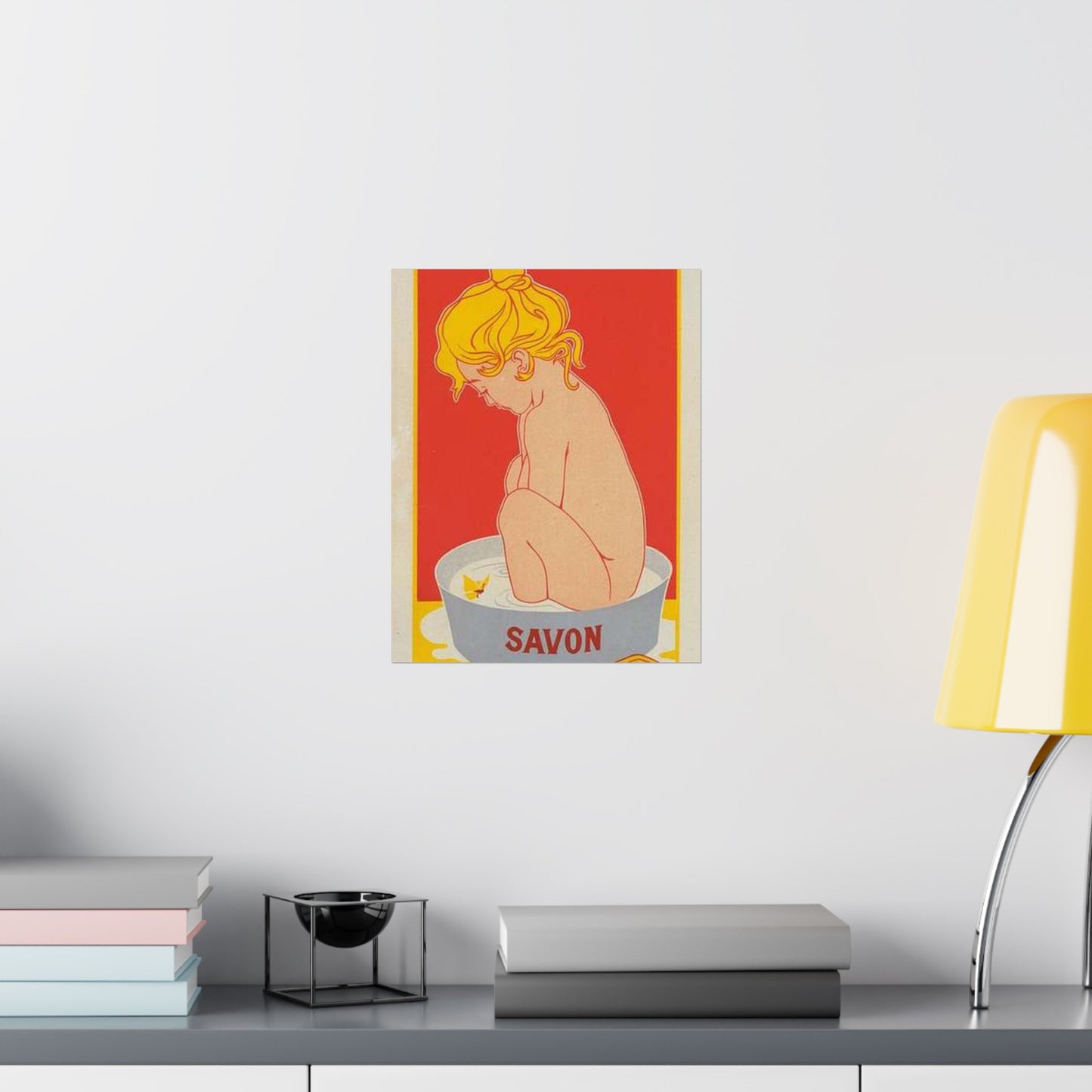 Affiche belge pour le "Savon Starlight". High Quality Matte Wall Art Poster for Home, Office, Classroom