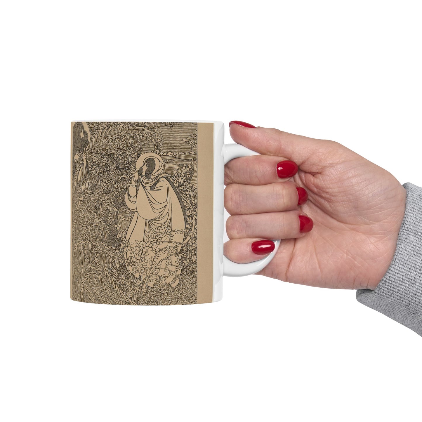 Rabboni., Art Nouveau poster - Art nouveau public domain poster - Art nouveau public domain image Beautiful Novelty Ceramic Coffee Mug 11oz