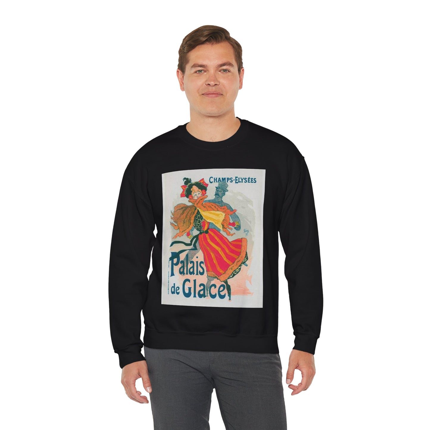 Nouvelle affiche pour le "Palais de Glace". Black Heavy Blend Adult Crew Neck SweatShirt