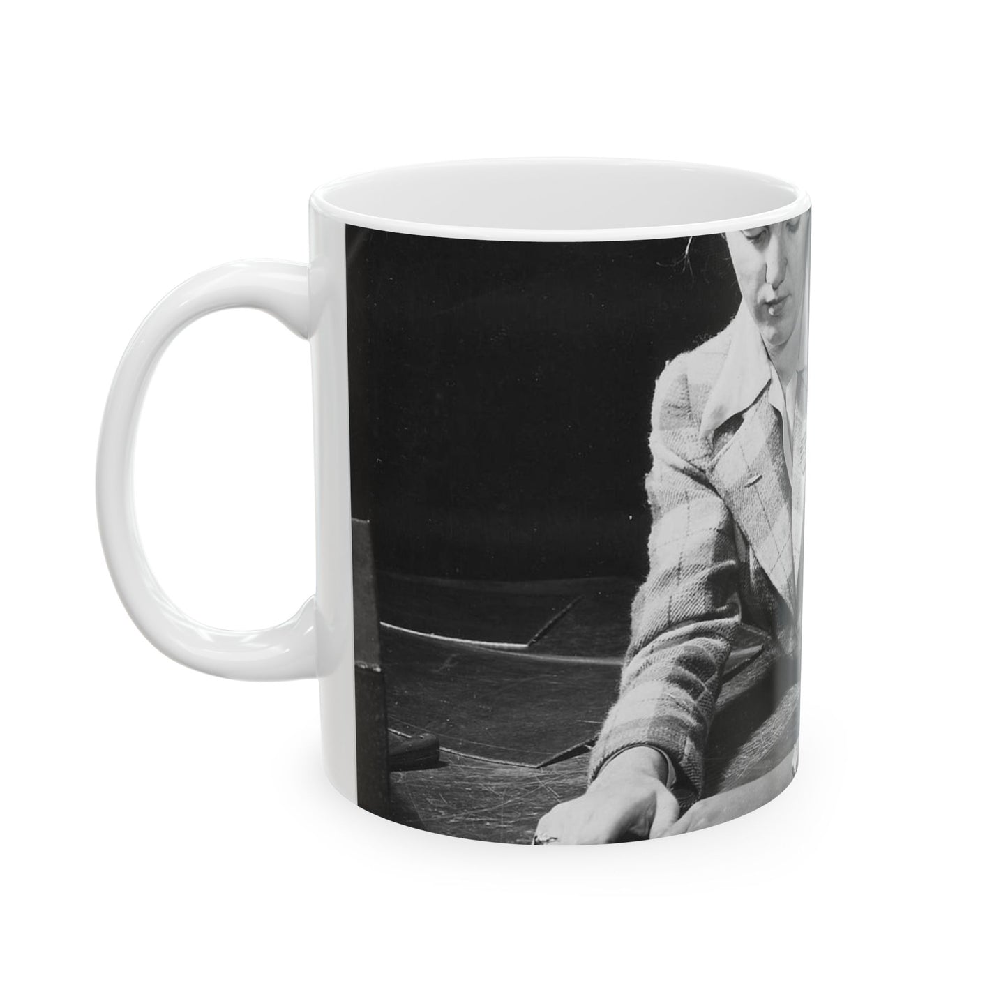 "White" & "Black" work side by side - North American Aviation Co. Plant - NARA - 195477 Beautiful Novelty Ceramic Coffee Mug 11oz
