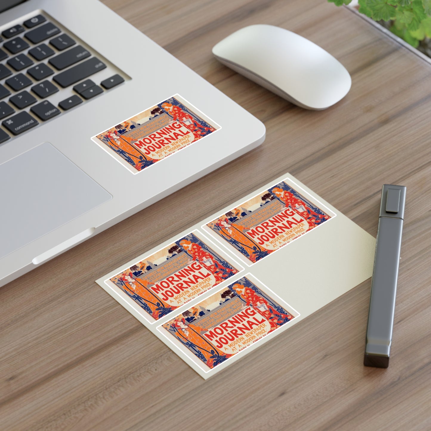 Louis Rhead - Affiche américaine pour le "Morning Journal". Laminated UV Protective Vinyl Stickers