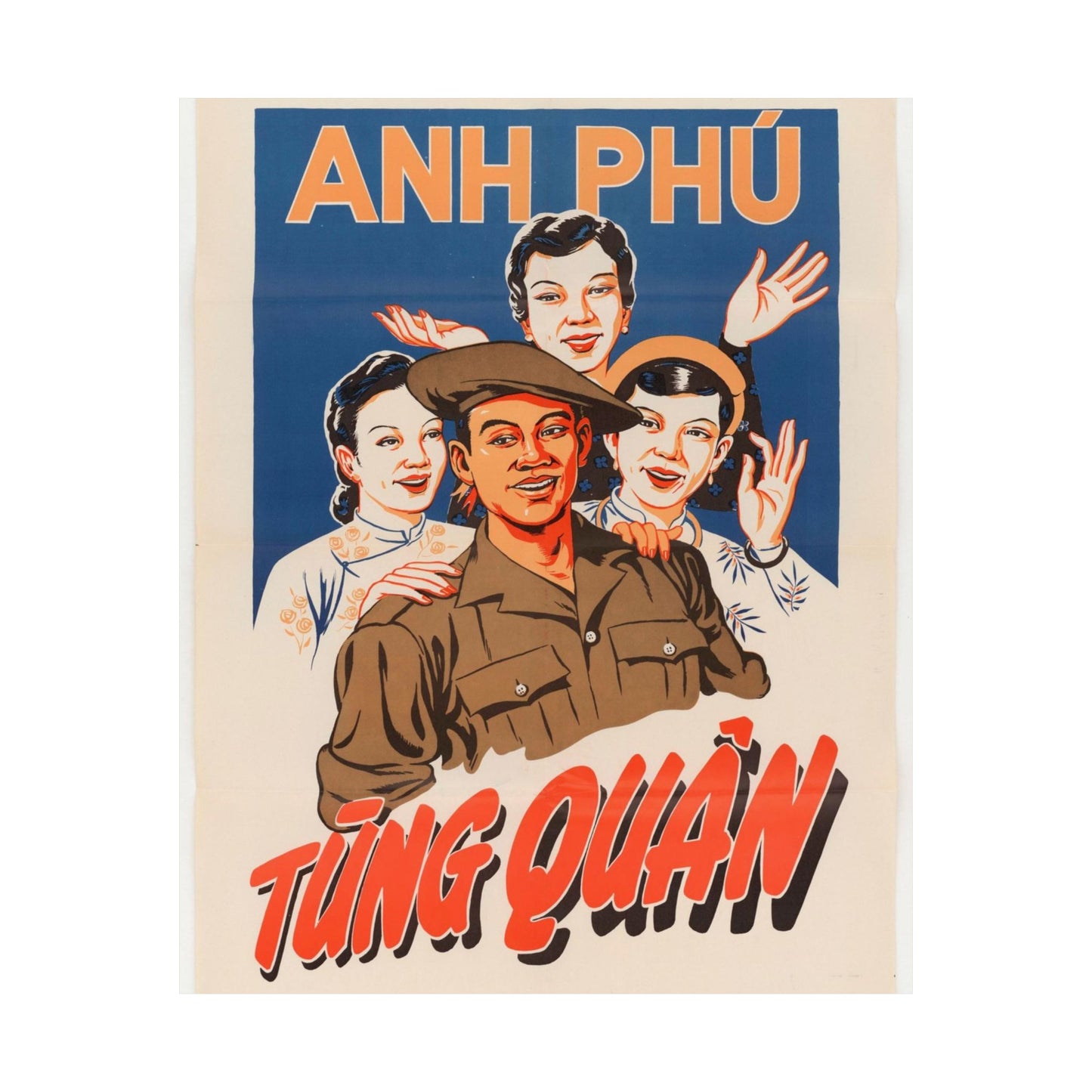 Viet Poster #5, Cold War American Propaganda poster High Quality Matte Wall Art Poster for Home, Office, Classroom