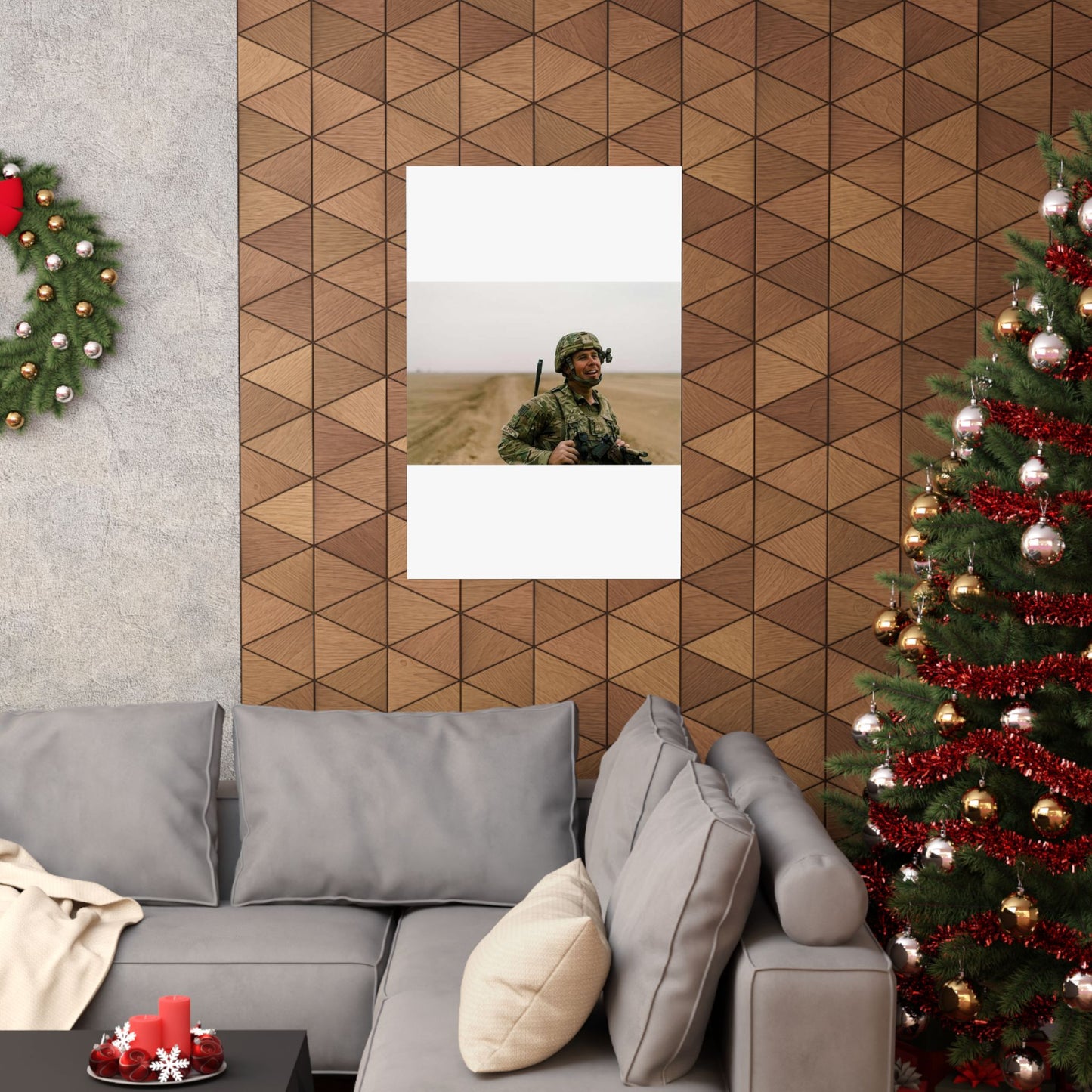 U.S. Air Force Staff Sgt. Andrew Meyer, 821st Contingency High Quality Matte Wall Art Poster for Home, Office, Classroom