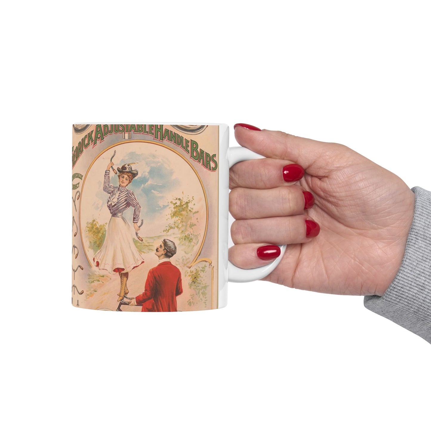 Frederick adjustable handle bars, mechanically correct, beauty and strength LCCN2003688779 Beautiful Novelty Ceramic Coffee Mug 11oz