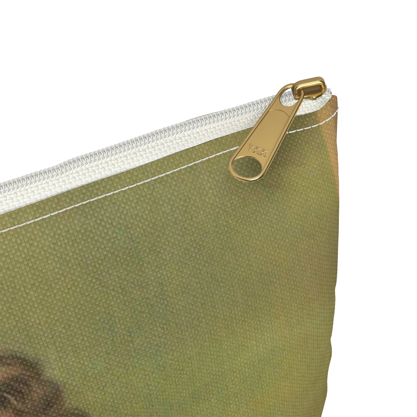 Hazel eyes - Print, Library of Congress collection Large Organizer Pouch with Black Zipper