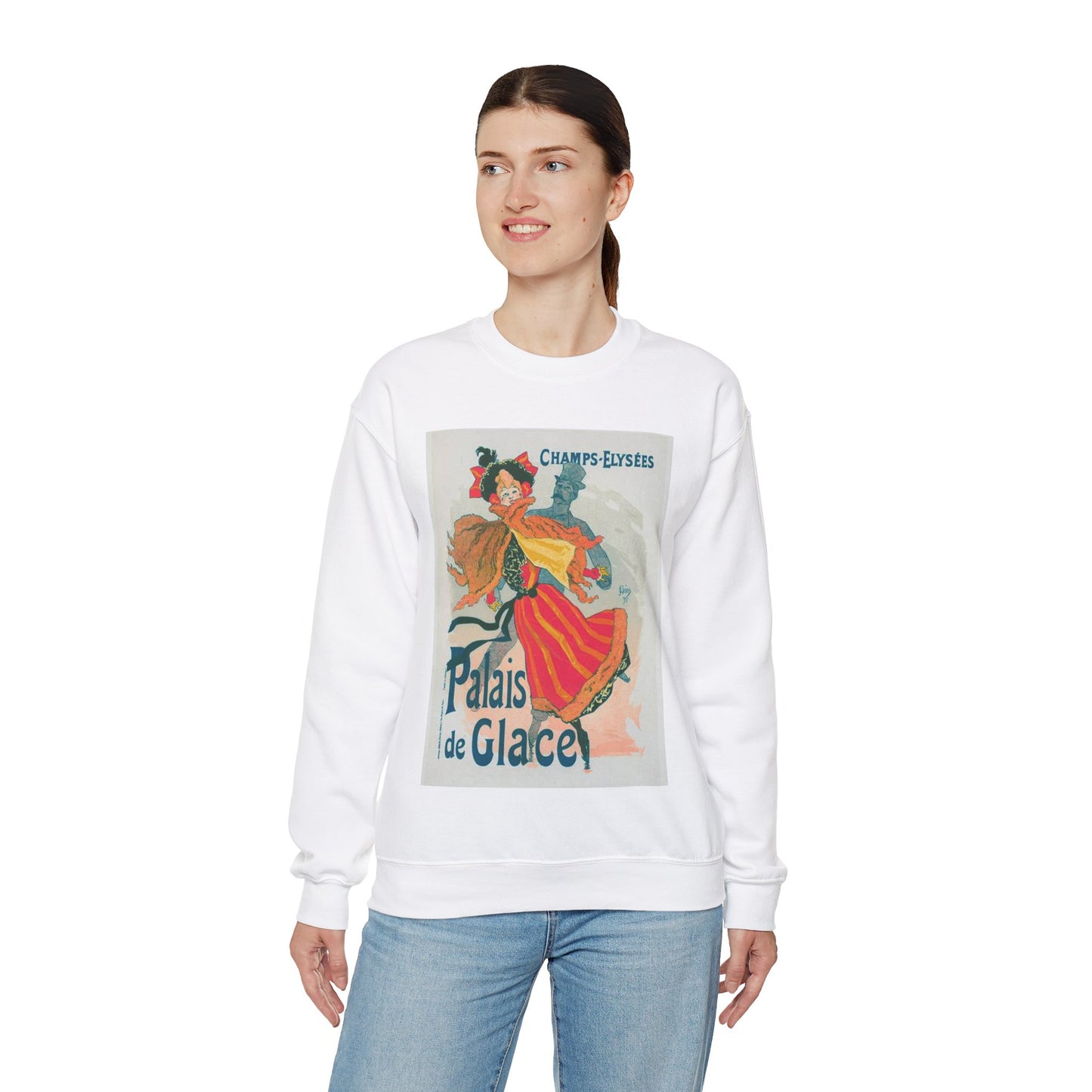 Nouvelle affiche pour le "Palais de Glace". White Heavy Blend Adult Crew Neck SweatShirt
