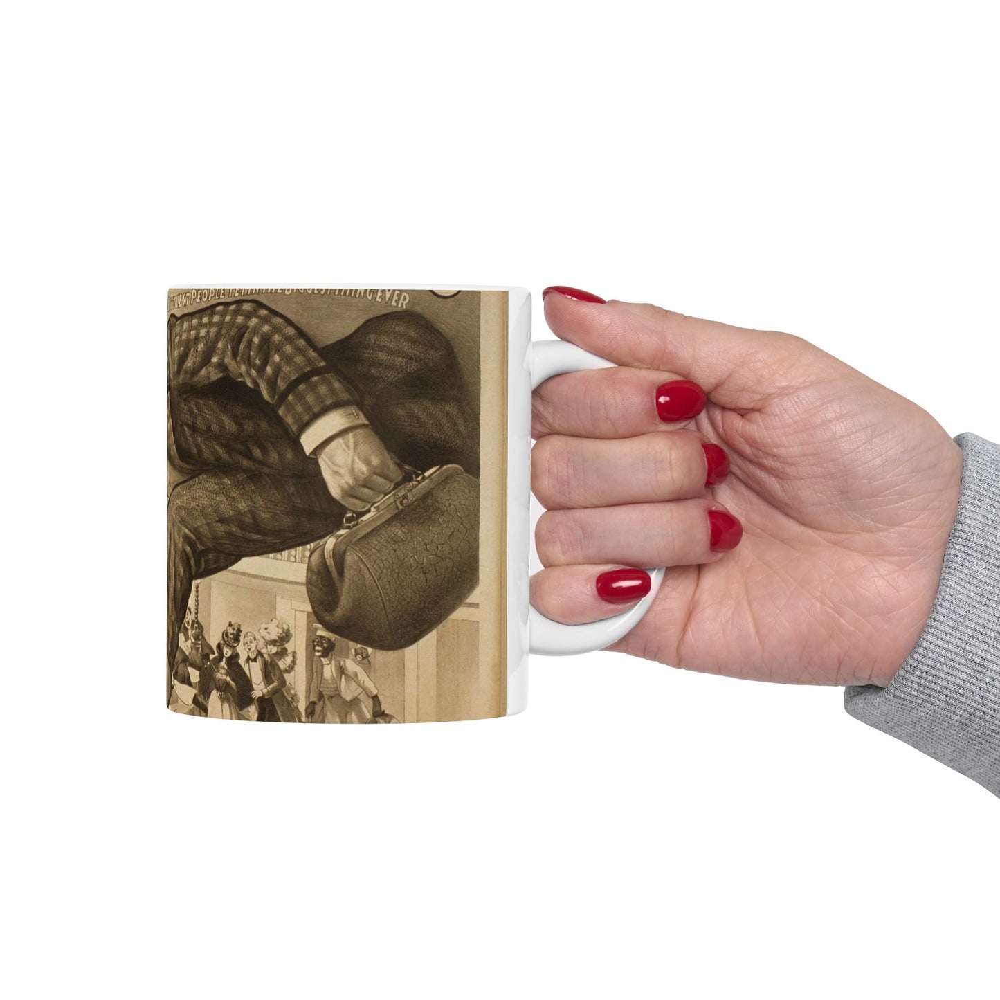 Royal Lilliputians the littlest people yet in the biggest thing ever. Beautiful Novelty Ceramic Coffee Mug 11oz