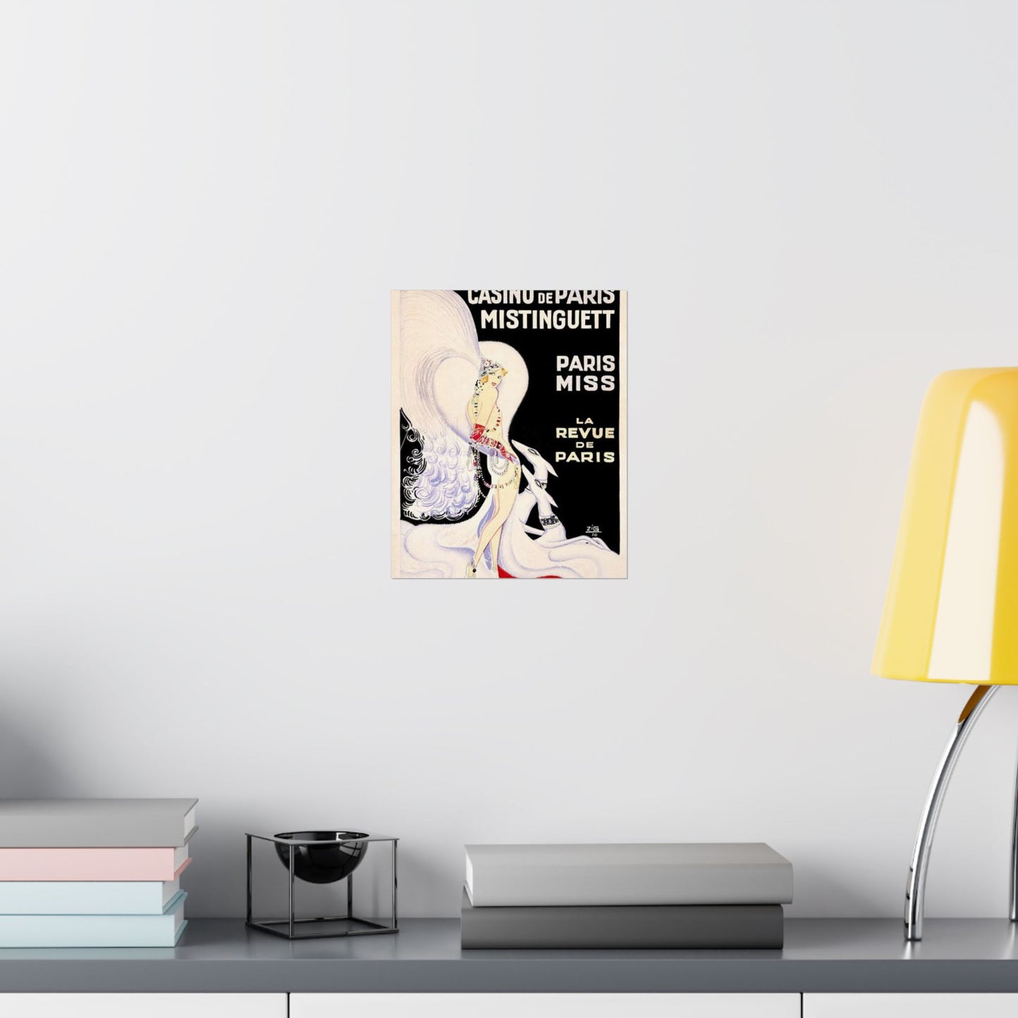 Louis Gaudin - La Revue de Paris 1930 High Quality Matte Wall Art Poster for Home, Office, Classroom