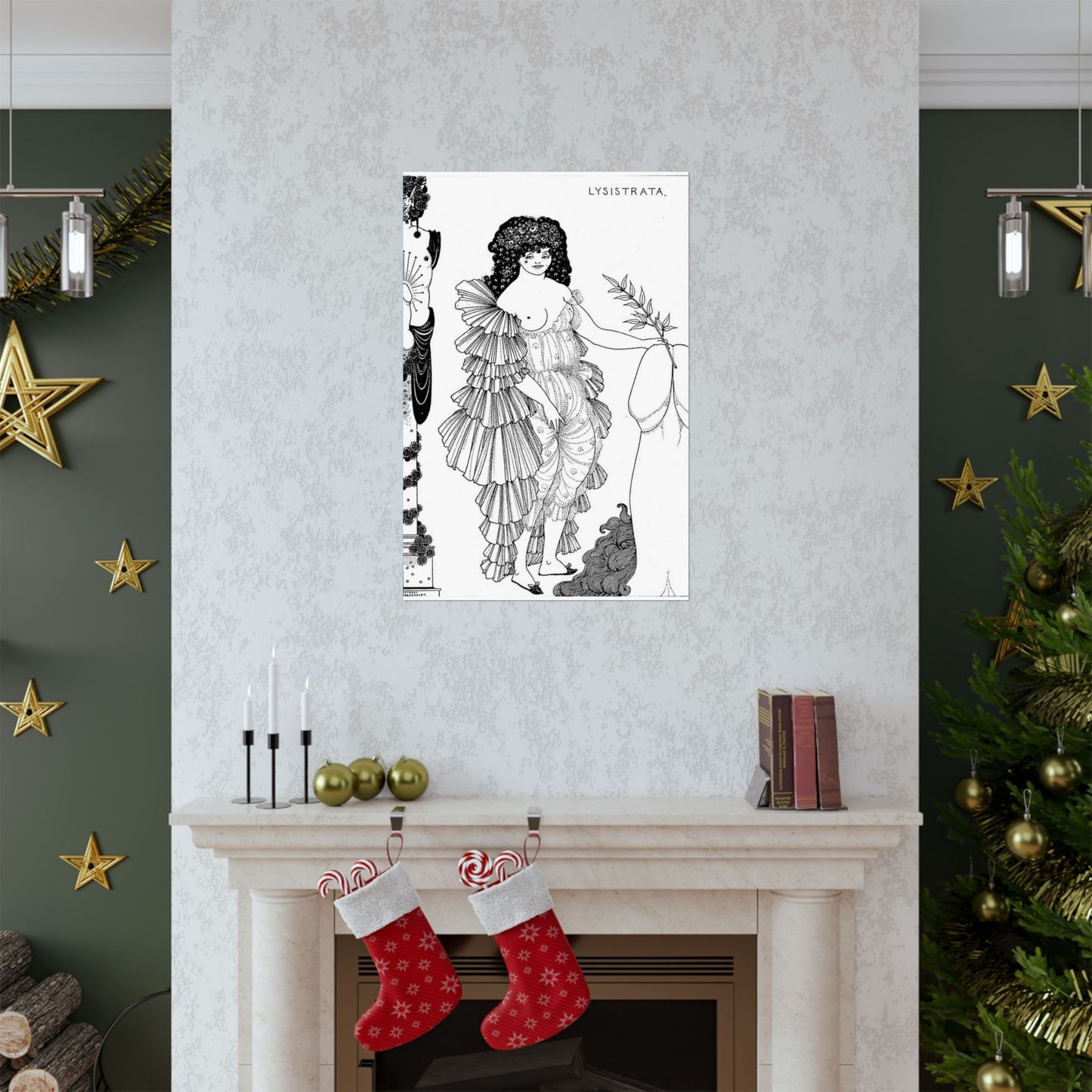 Lysistrata - Public domain botanical illustration High Quality Matte Wall Art Poster for Home, Office, Classroom