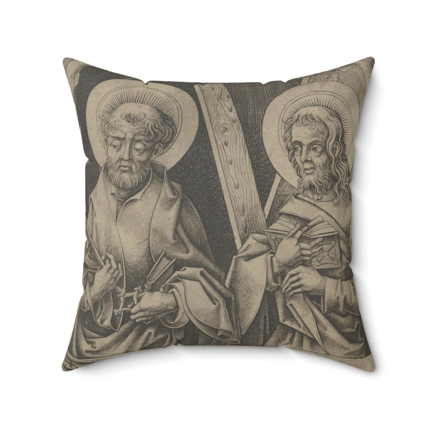 St. Peter and St. Andrew, from The Apostles Decorative Accent Square Pillow