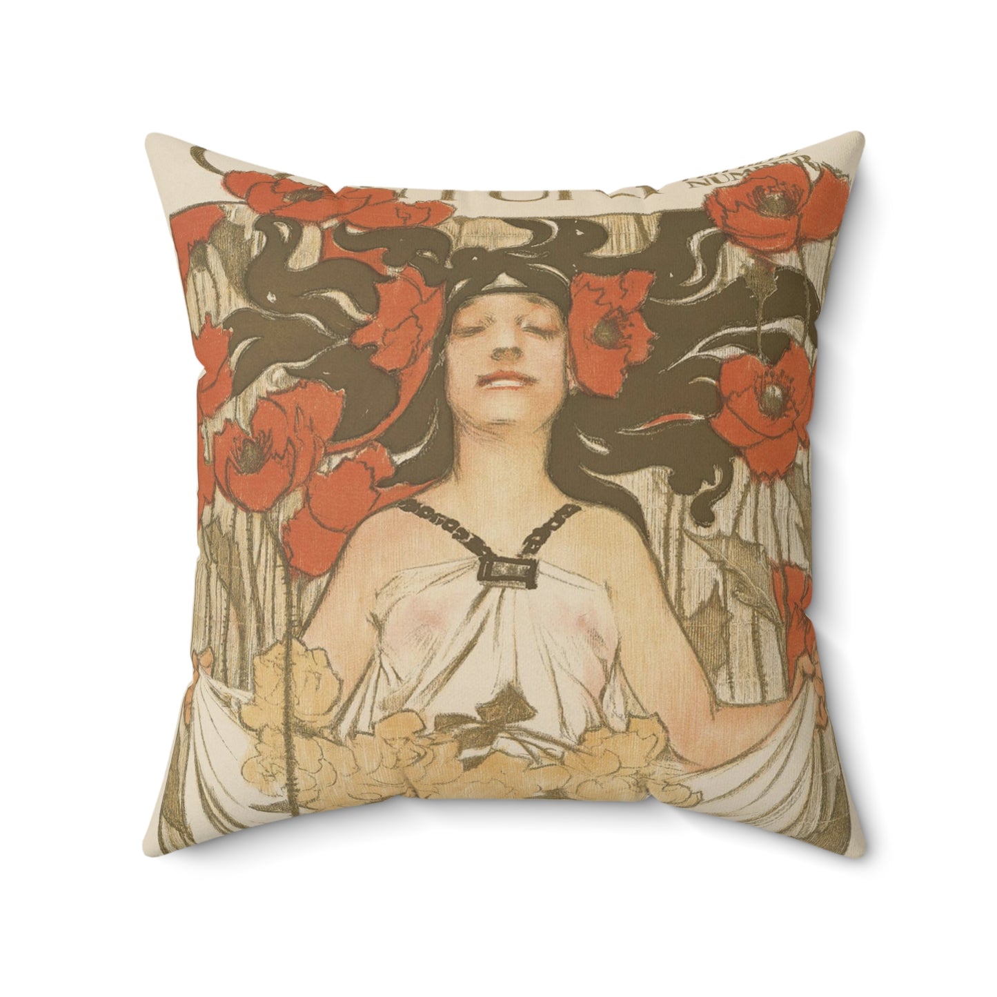 The century, August, midsummer holiday number Decorative Accent Square Pillow