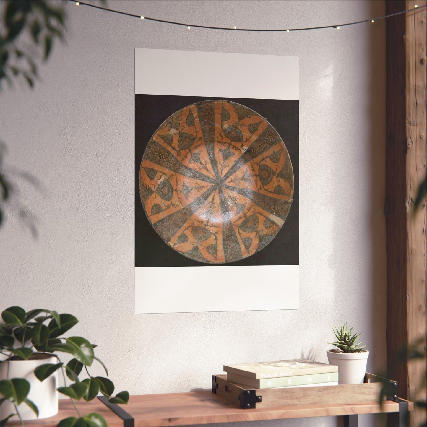 Bowl, Iran, 12th century - Public domain photo of museum object High Quality Matte Wall Art Poster for Home, Office, Classroom