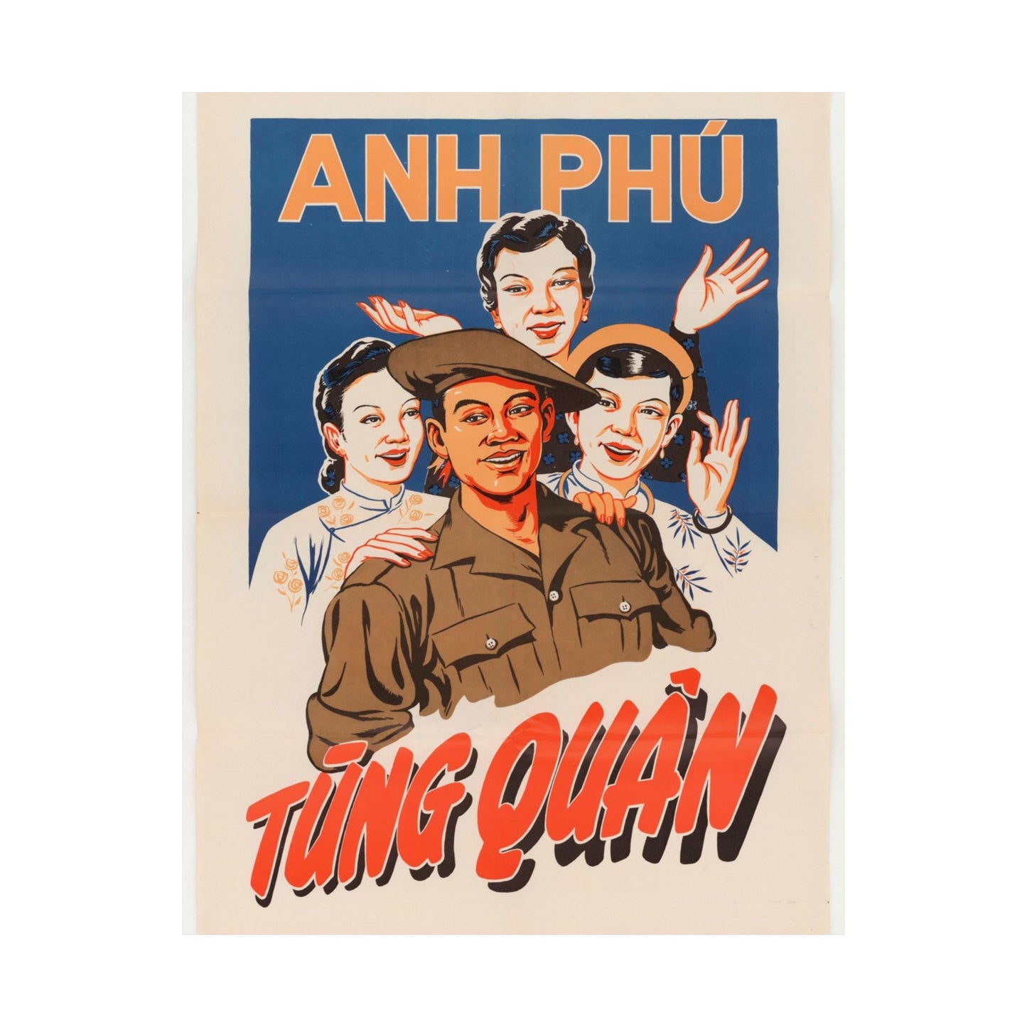Viet Poster #5, Cold War American Propaganda poster High Quality Matte Wall Art Poster for Home, Office, Classroom