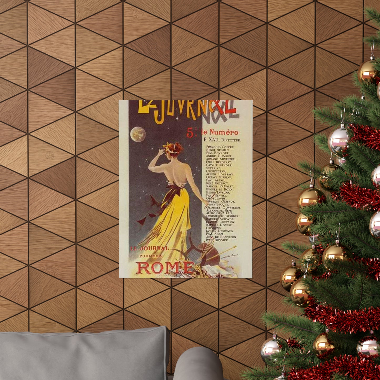 Affiche pour annoncer la publication de "Rome" dans Le Journal. High Quality Matte Wall Art Poster for Home, Office, Classroom