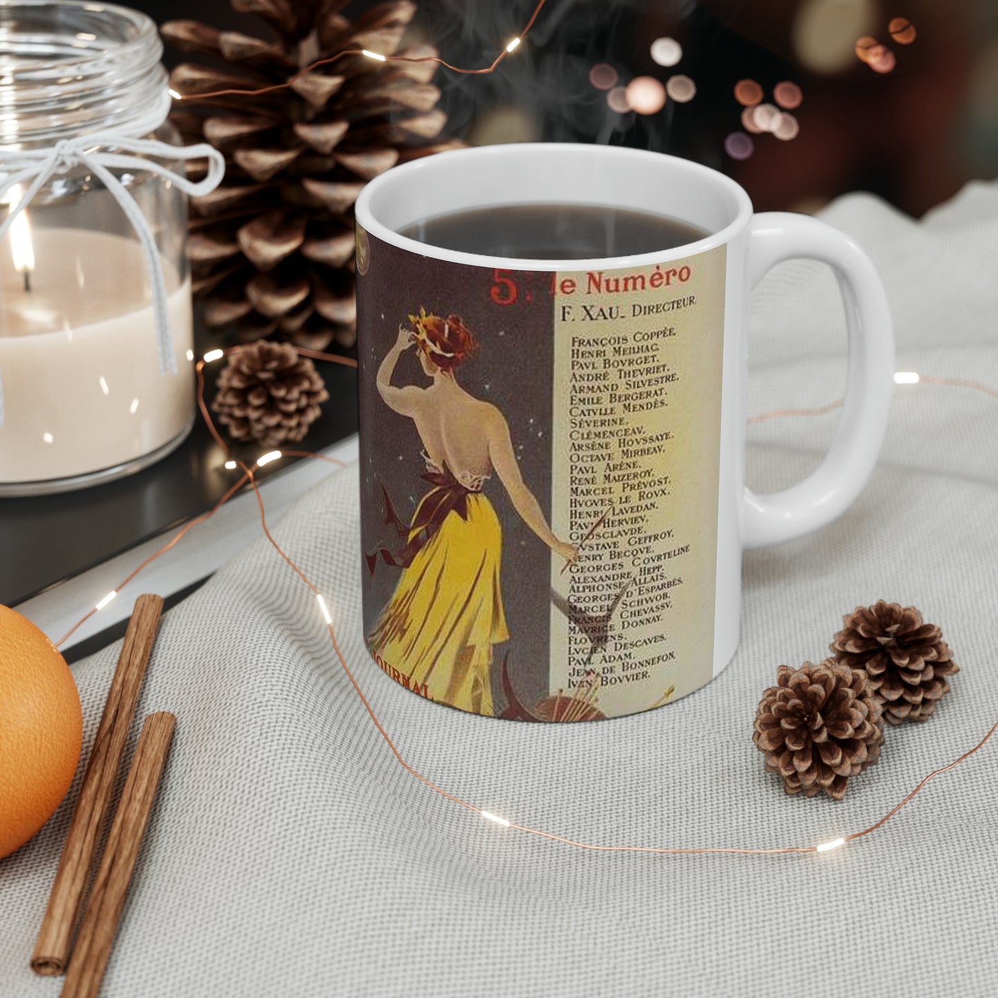 Affiche pour annoncer la publication de "Rome" dans Le Journal. Beautiful Novelty Ceramic Coffee Mug 11oz