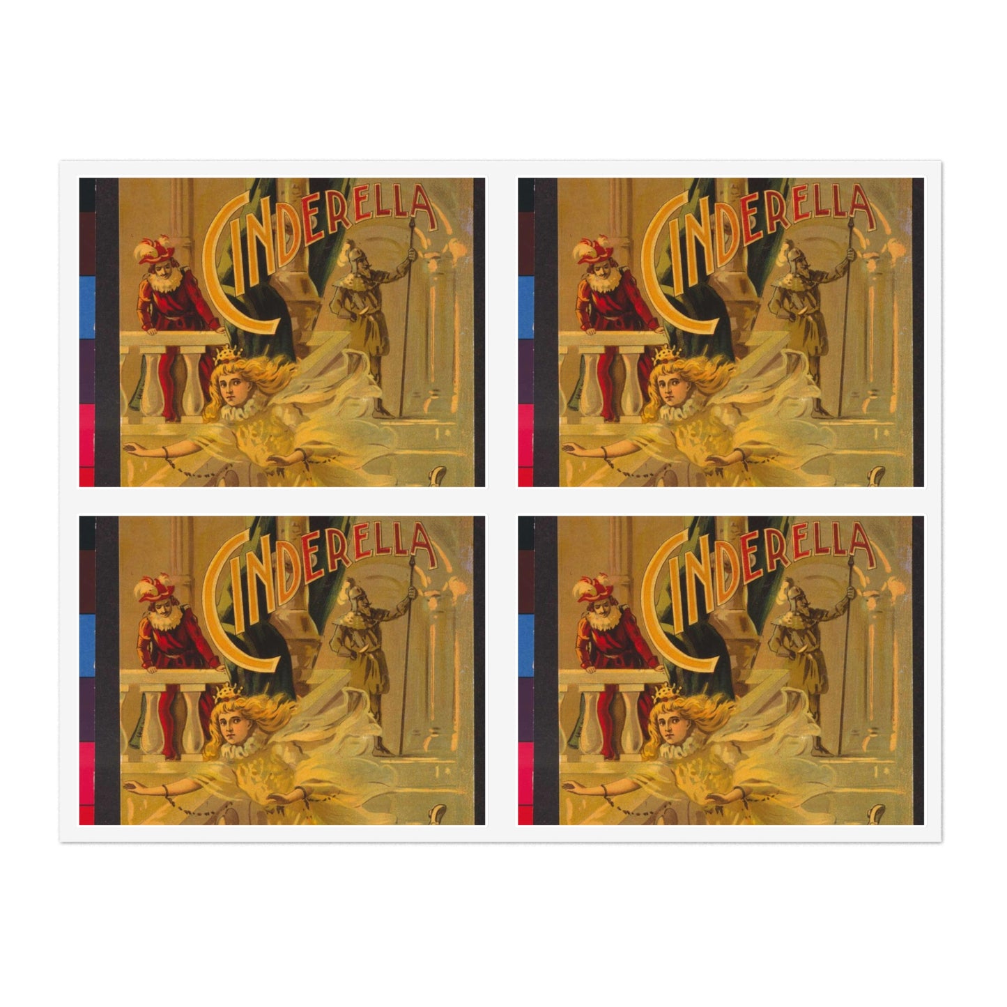 Cinderella / /W.B. Conkey Company, Chicago-New York. Laminated UV Protective Vinyl Stickers