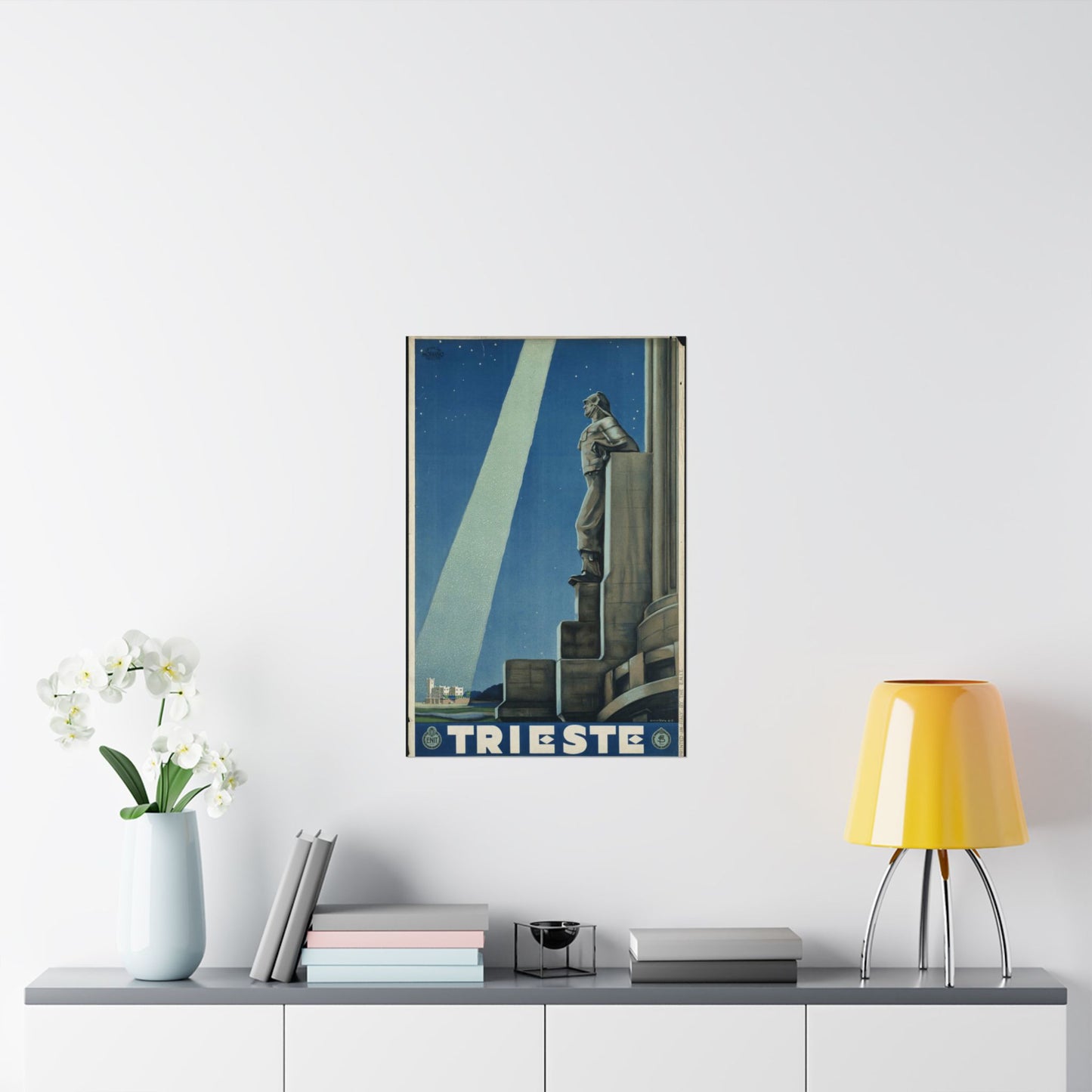 Trieste. Vintage Travel Posters, 1920s-1930s High Quality Matte Wall Art Poster for Home, Office, Classroom