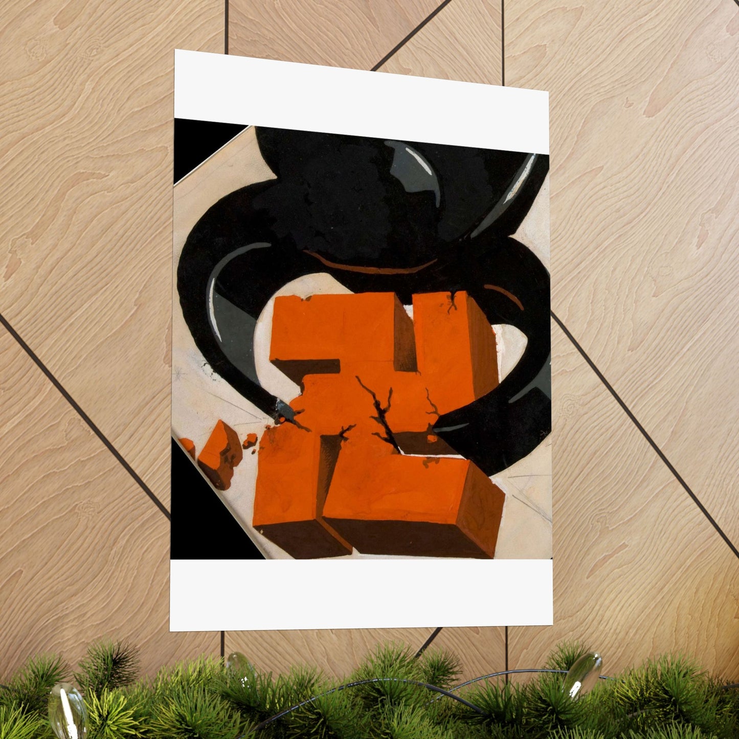 INF3-154 Give us the tools and ... Artist Frank Newbould (cropped) High Quality Matte Wall Art Poster for Home, Office, Classroom