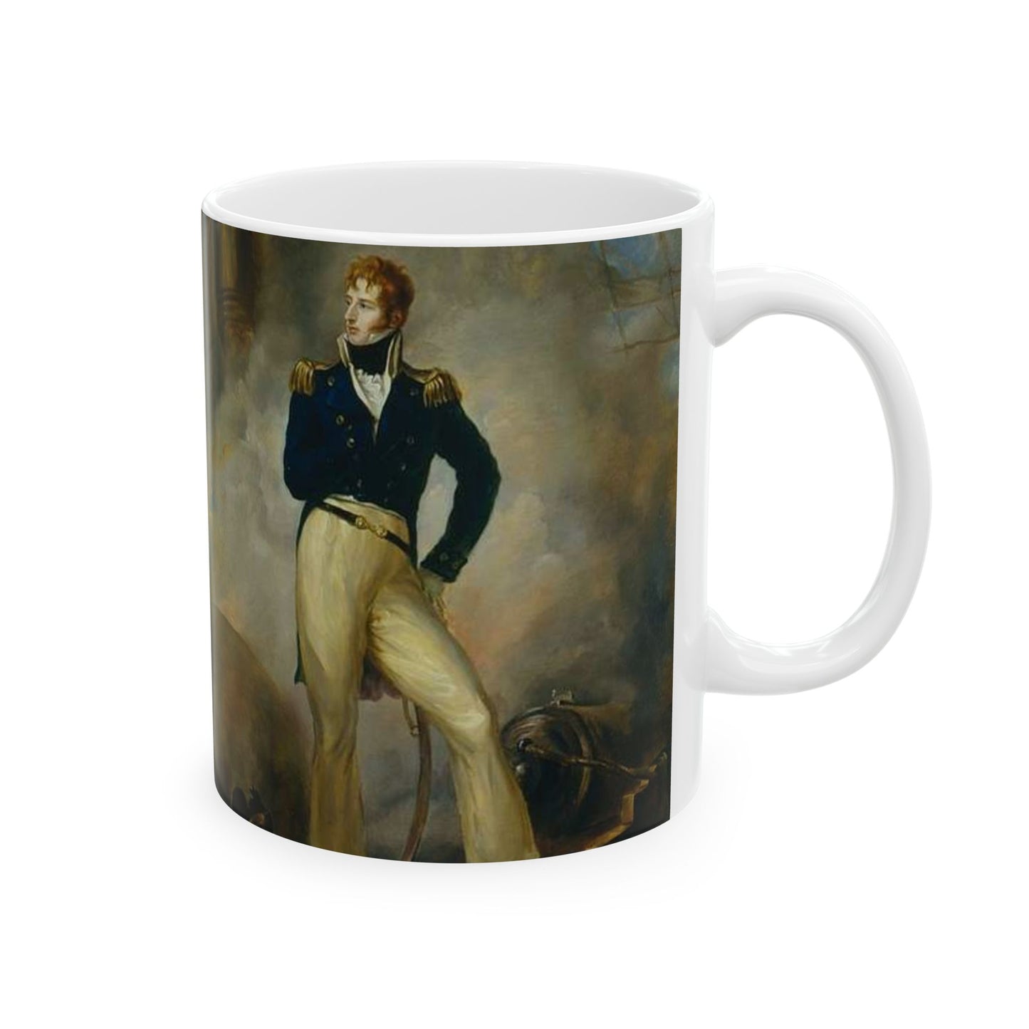 Lord Cochrane 1807 - Public domain painting Beautiful Novelty Ceramic Coffee Mug 11oz