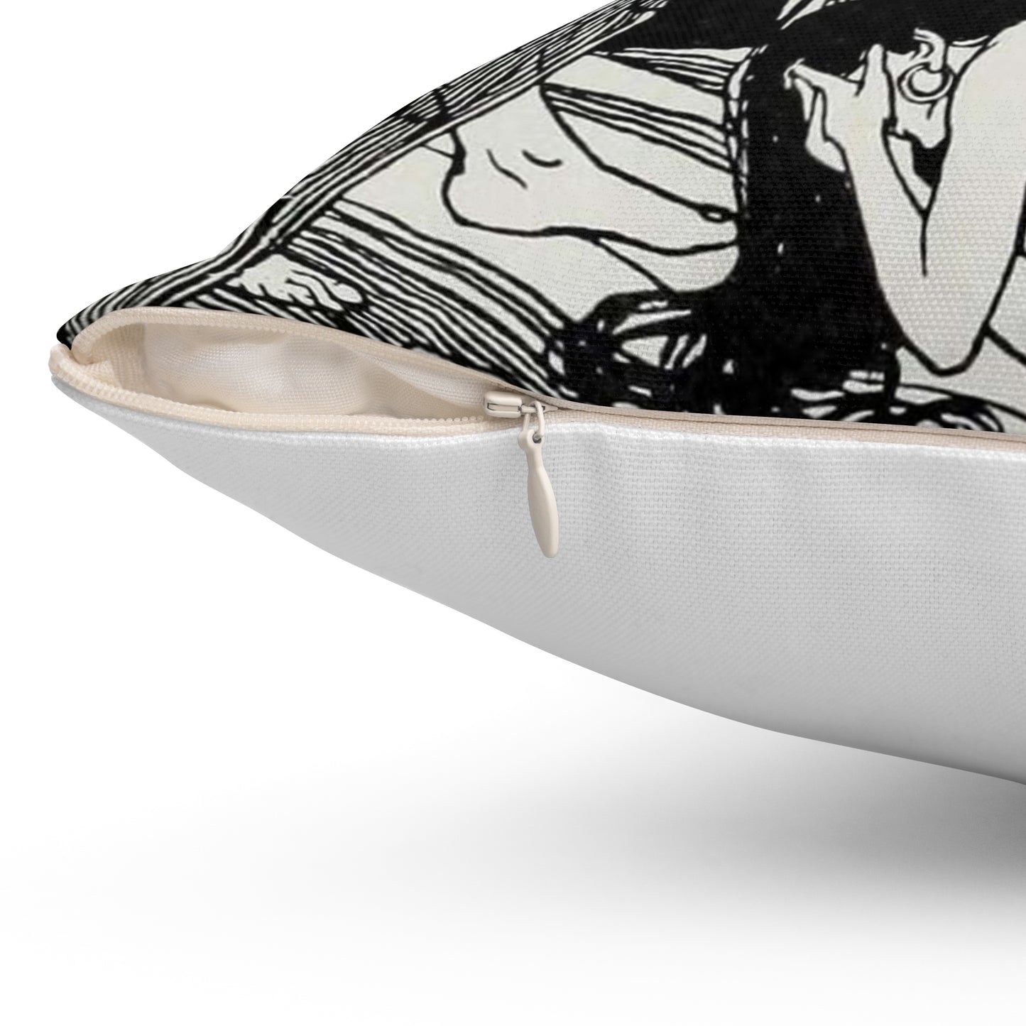 Juda 3 - Art nouveau public domain image Decorative Accent Square Pillow