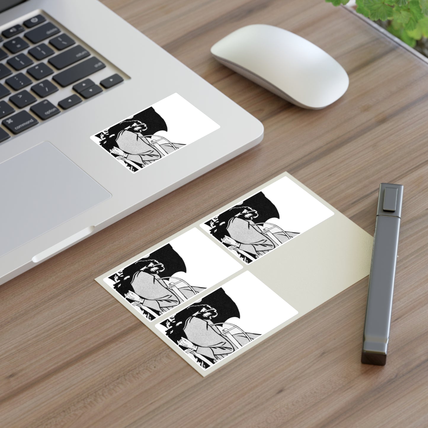 PP D267 poster by l raven hill for 'pick-me-up' Laminated UV Protective Vinyl Stickers