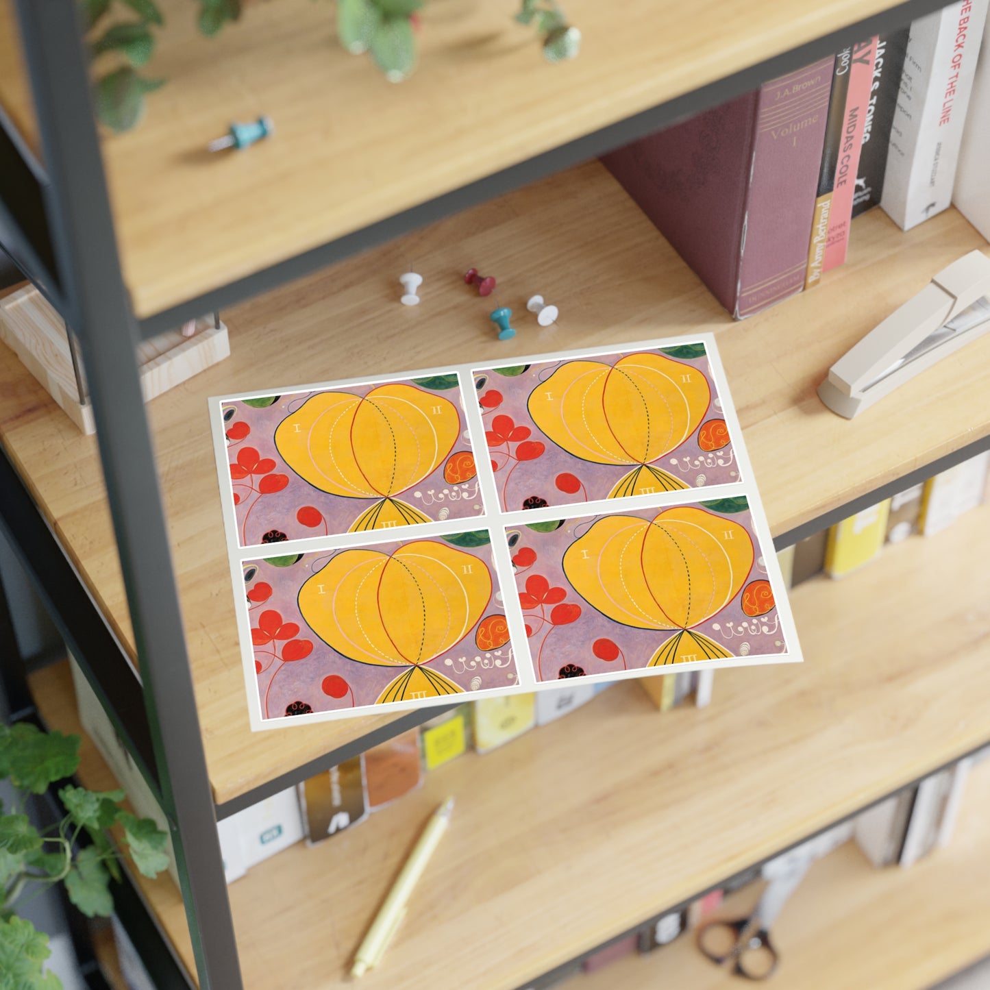 Hilma af Klint - The Ten Largest No. 7 - Adulthood - 1907 Laminated UV Protective Vinyl Stickers