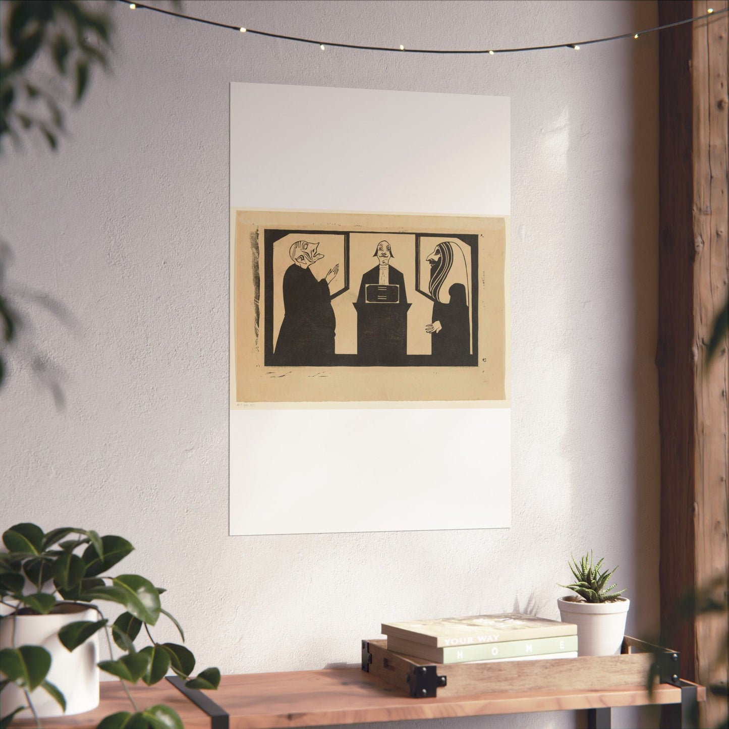 Samuel Jessurun de Mesquita - Entre ces trois mon coeur balance High Quality Matte Wall Art Poster for Home, Office, Classroom