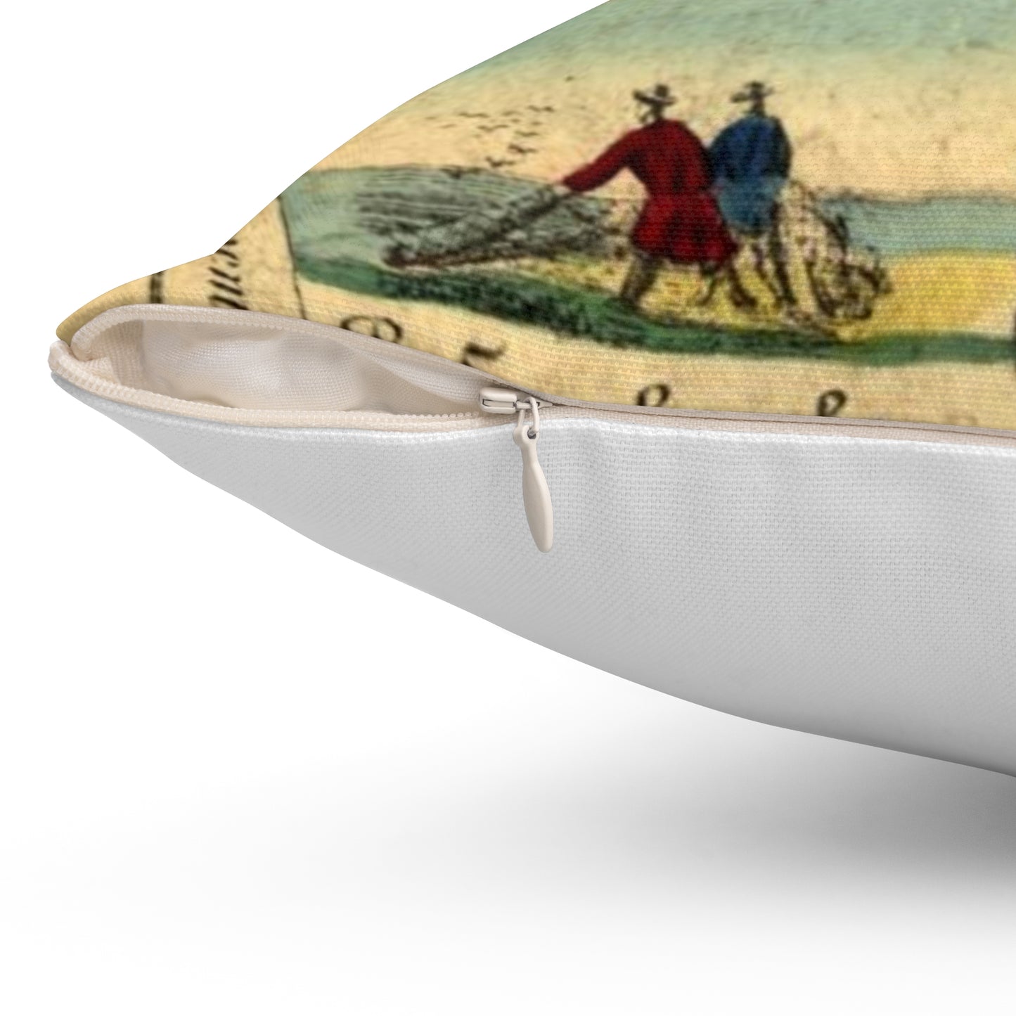 Irkutsk Province, Russian empire, 1856 Decorative Accent Square Pillow