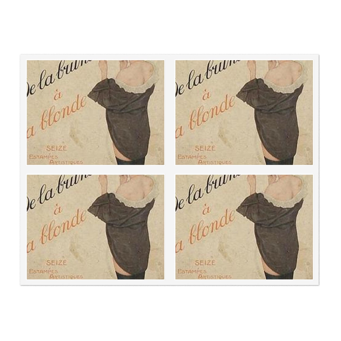 Kirchner - from-brown-to-blonde Laminated UV Protective Vinyl Stickers