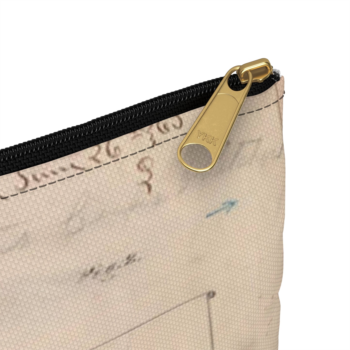 Patent drawing - Drawing of Soldiers Filtering Drinking Cup Public domain image Large Organizer Pouch with Black Zipper