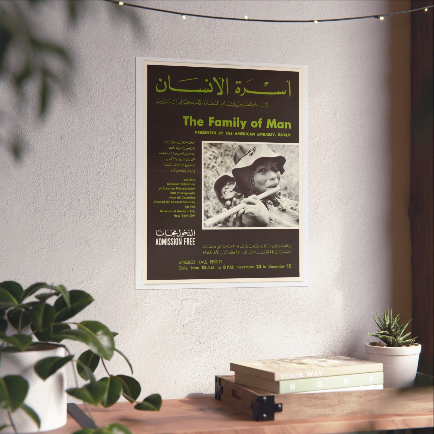 Poster: The Family of Man - Public domain portrait print High Quality Matte Wall Art Poster for Home, Office, Classroom