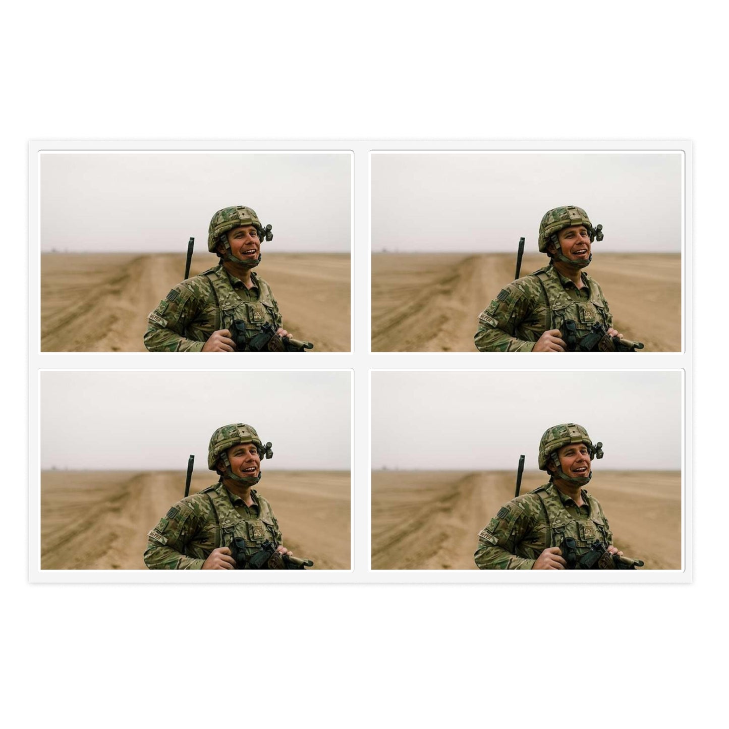 U.S. Air Force Staff Sgt. Andrew Meyer, 821st Contingency Laminated UV Protective Vinyl Stickers