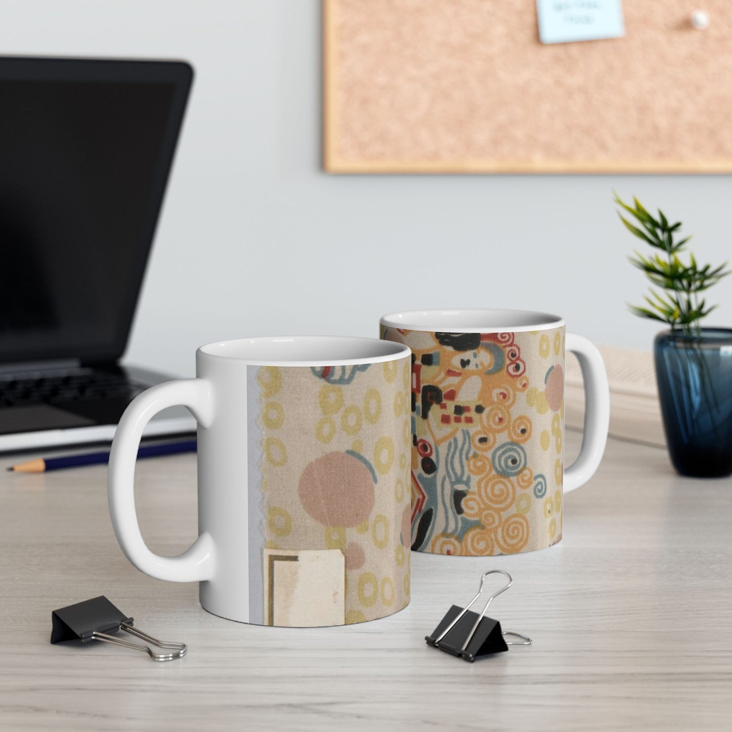 Textile sample - Public domain dedication image Beautiful Novelty Ceramic Coffee Mug 11oz
