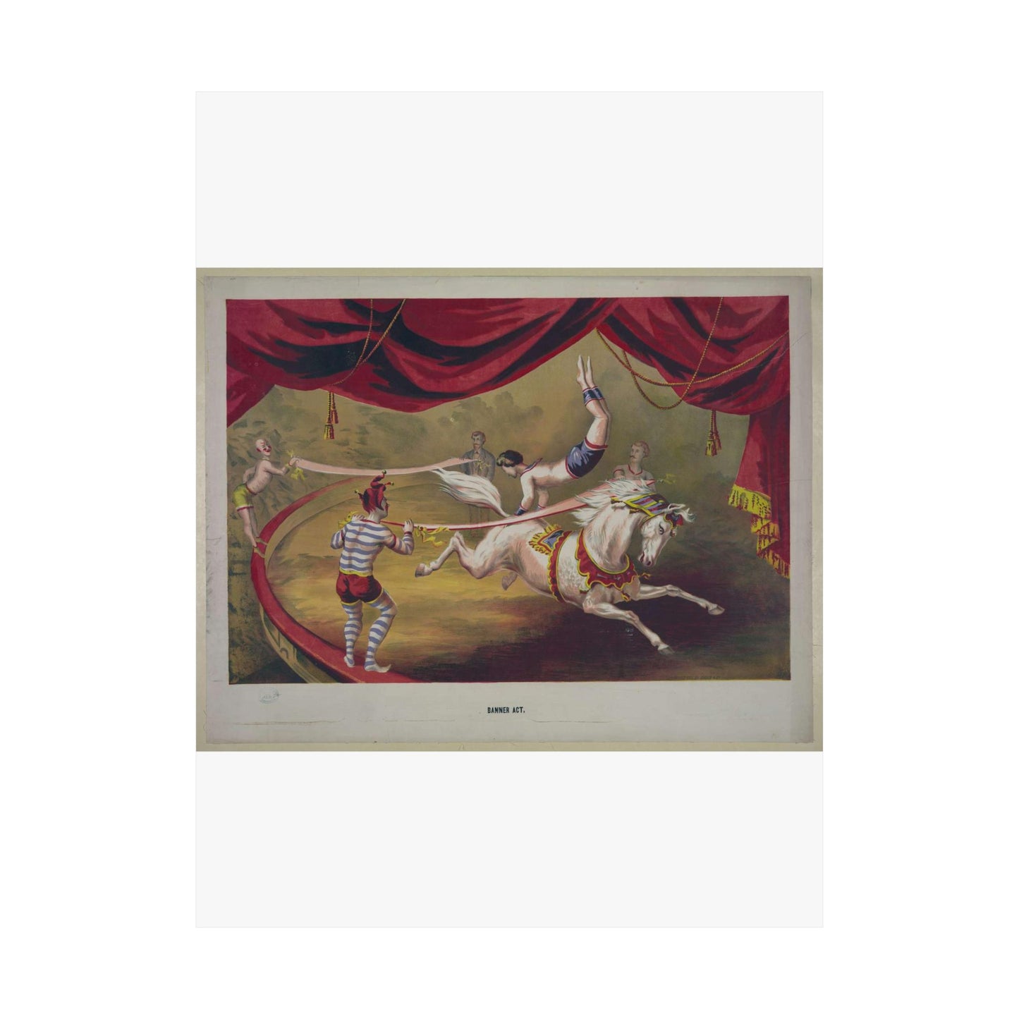 Banner act - Print, Library of Congress collection High Quality Matte Wall Art Poster for Home, Office, Classroom