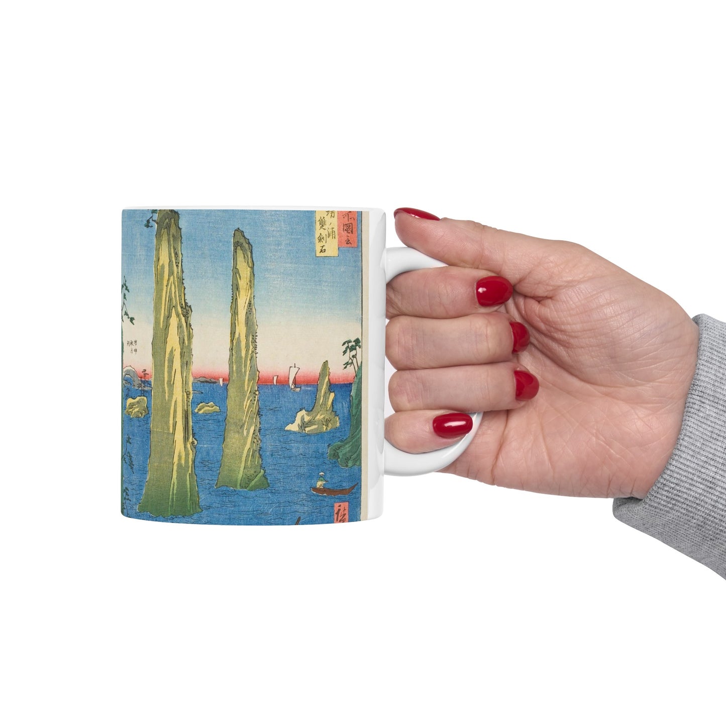 Satsuma Province, Bo Bay, the Two-Sword Rocks LACMA M.2007.152.31 Beautiful Novelty Ceramic Coffee Mug 11oz