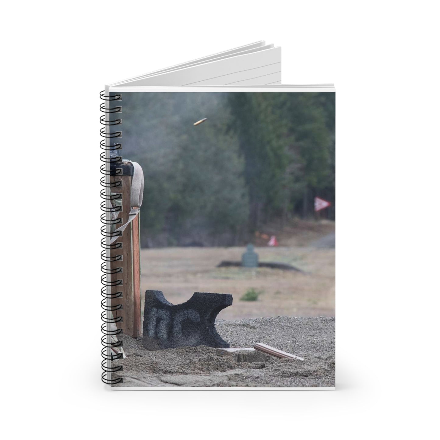 U.S. Army soldier Cpl. Ian Villoldo assigned to Charlie Spiral Bound Ruled Notebook with Printed Cover