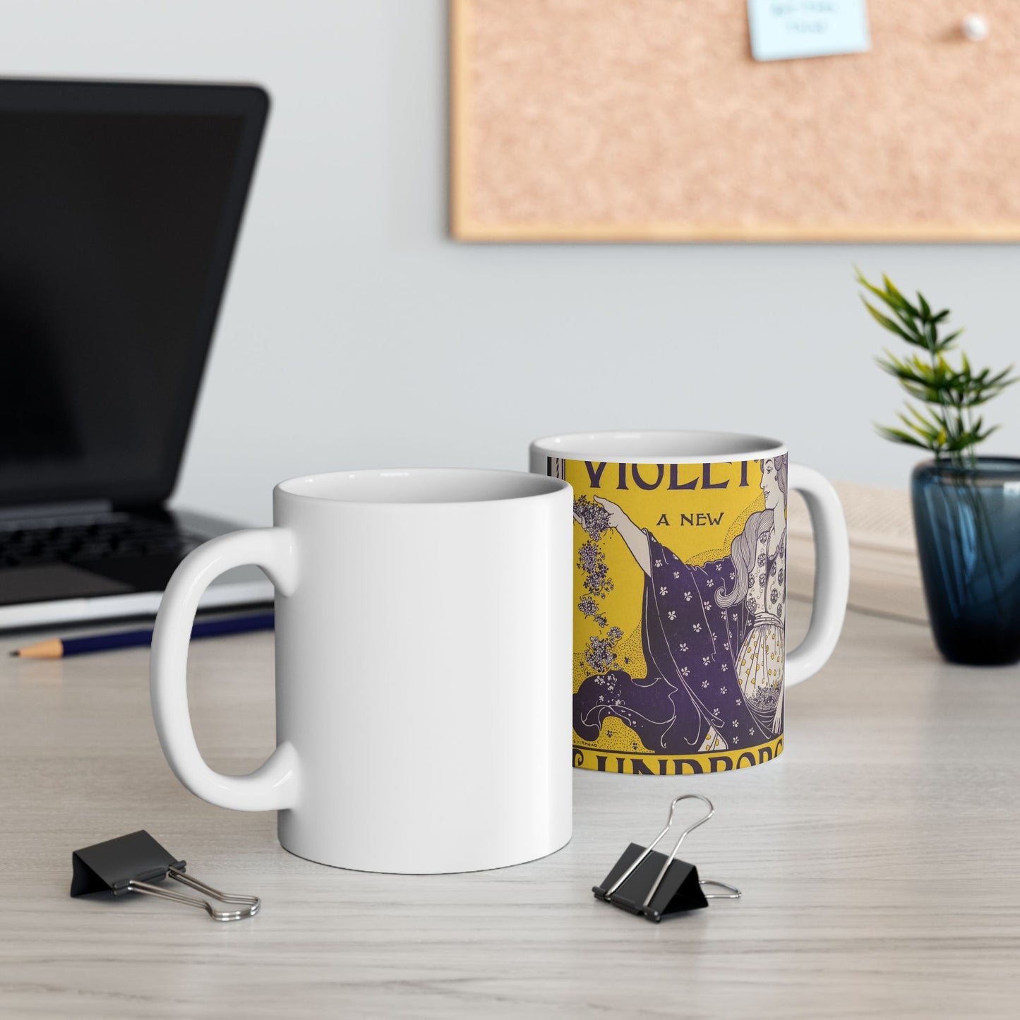 Louis Rhead - Try vio-violet a new Lundborg perfume Beautiful Novelty Ceramic Coffee Mug 11oz
