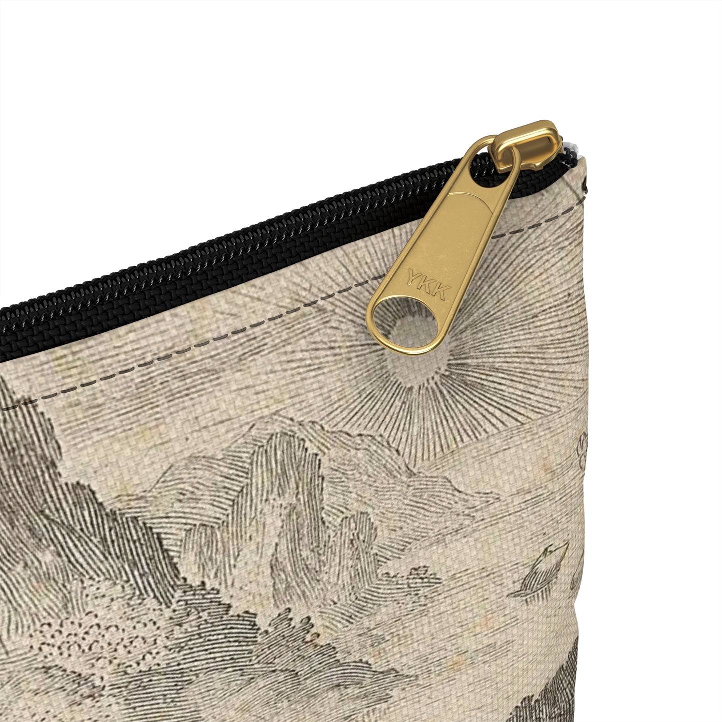 Abraham de Bruyn - Arend en andere roofvogels Large Organizer Pouch with Black Zipper