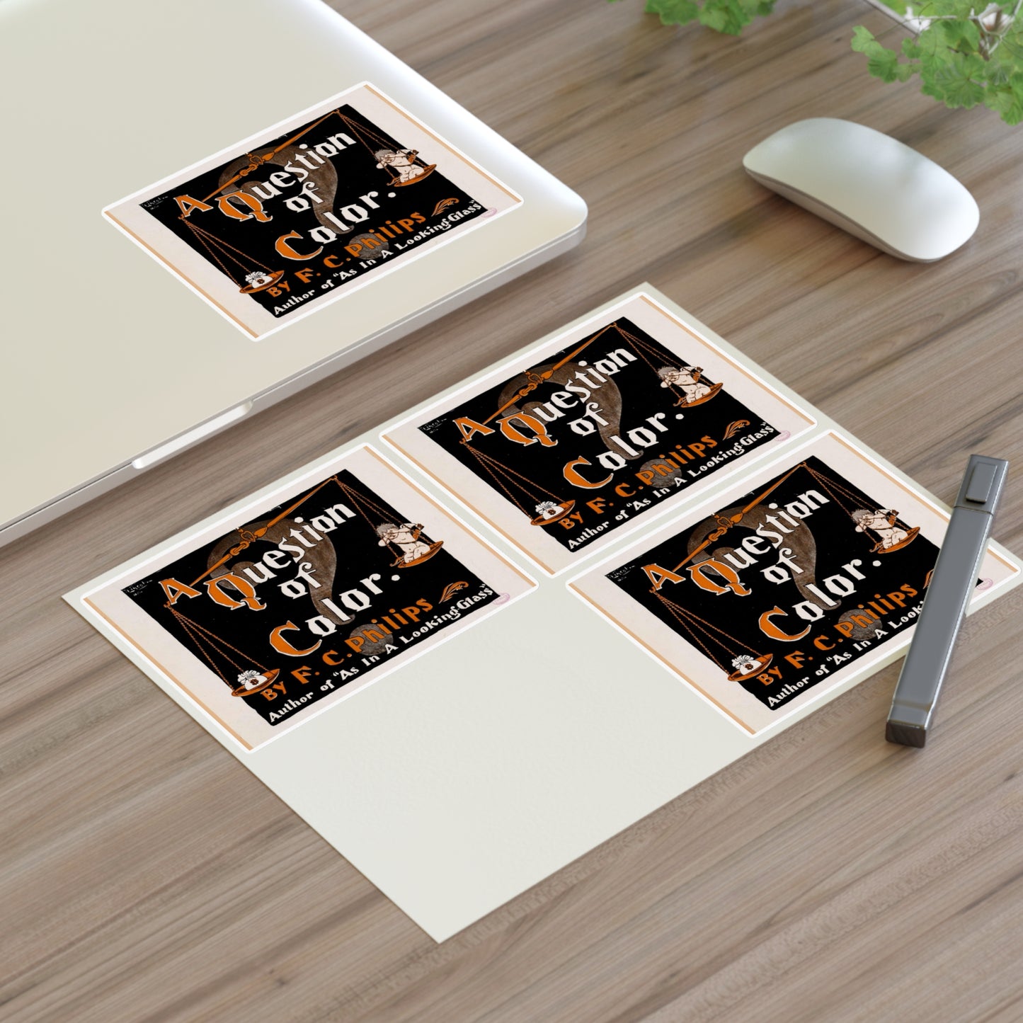 A question of color by F. C. Philips Laminated UV Protective Vinyl Stickers