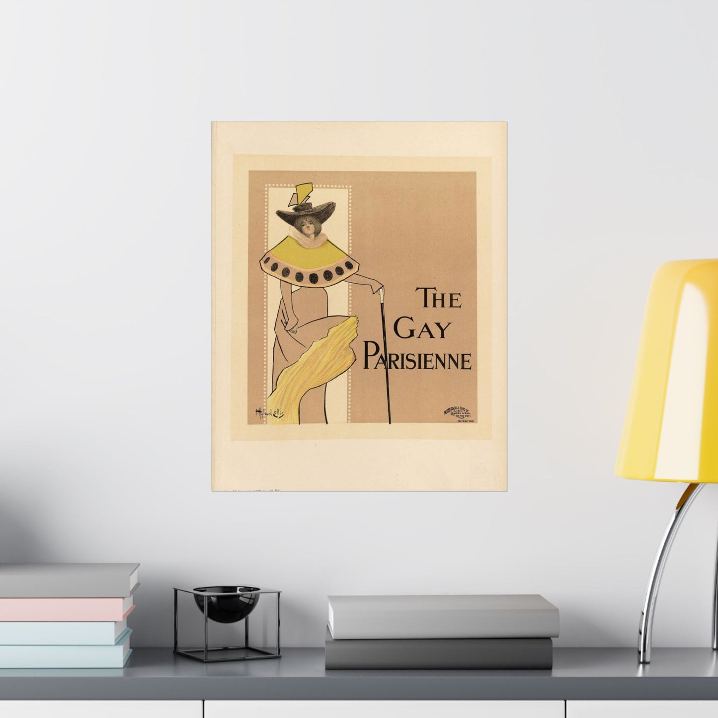 Maîtres de l'affiche V 2 - Pl 96 - Fred Hyland - Leigh Ellis High Quality Matte Wall Art Poster for Home, Office, Classroom